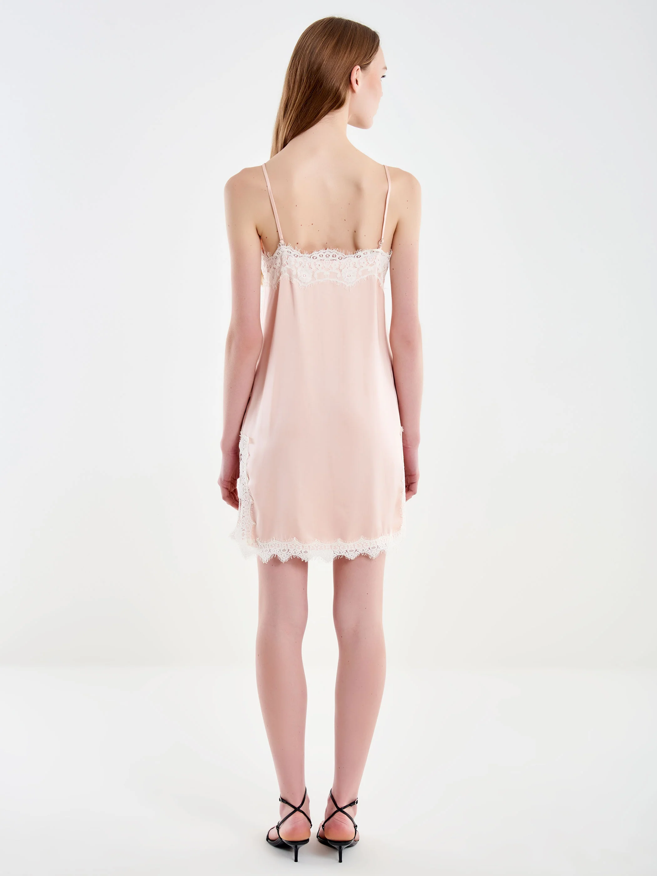 Abito Mini con Finiture in Pizzo - Image 3