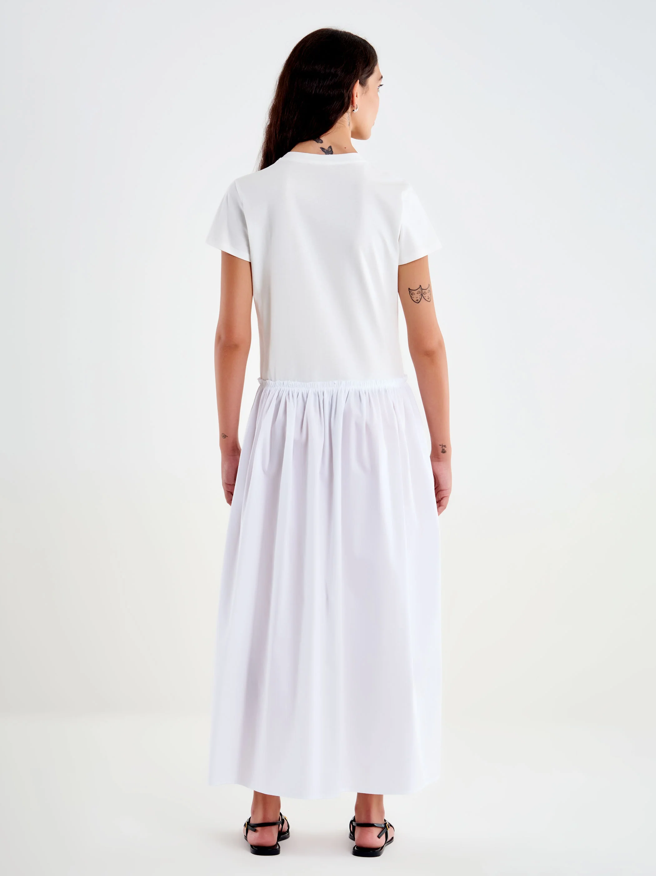 Abito T-Shirt Combinato - Image 3