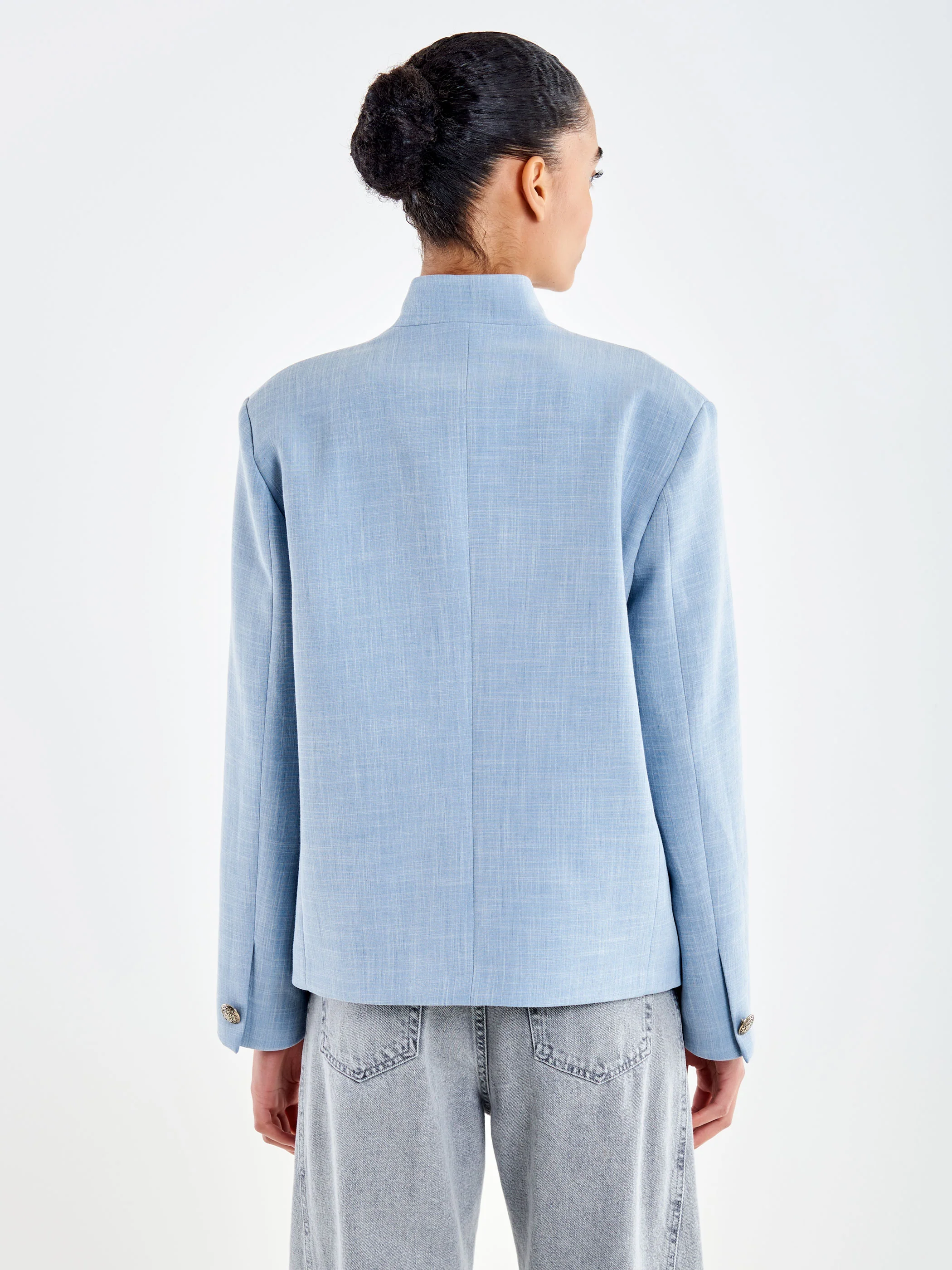 Blazer Collo Alto Bottoni Araldici - Image 3