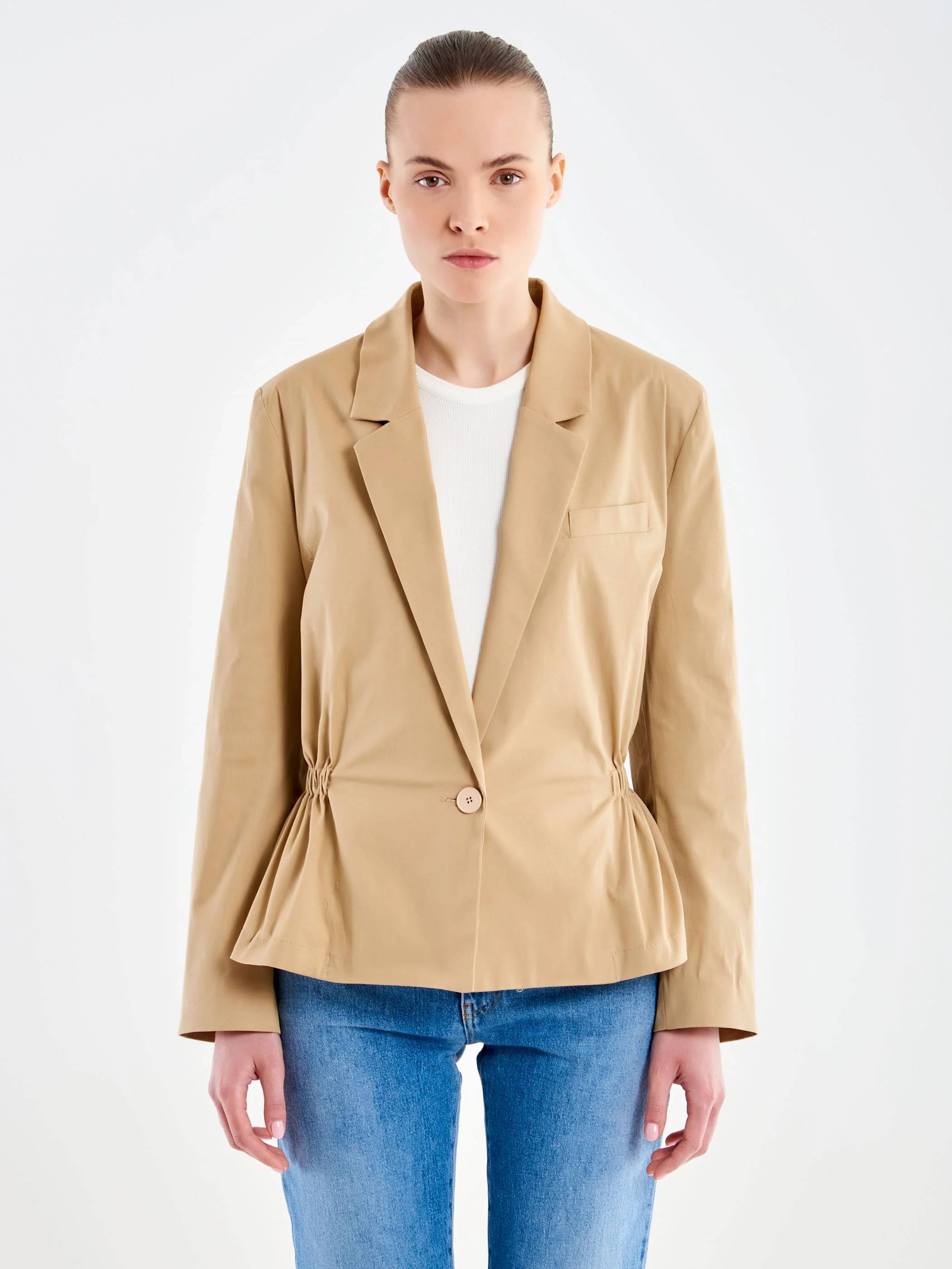 Blazer con Vita Arricciata - Image 2