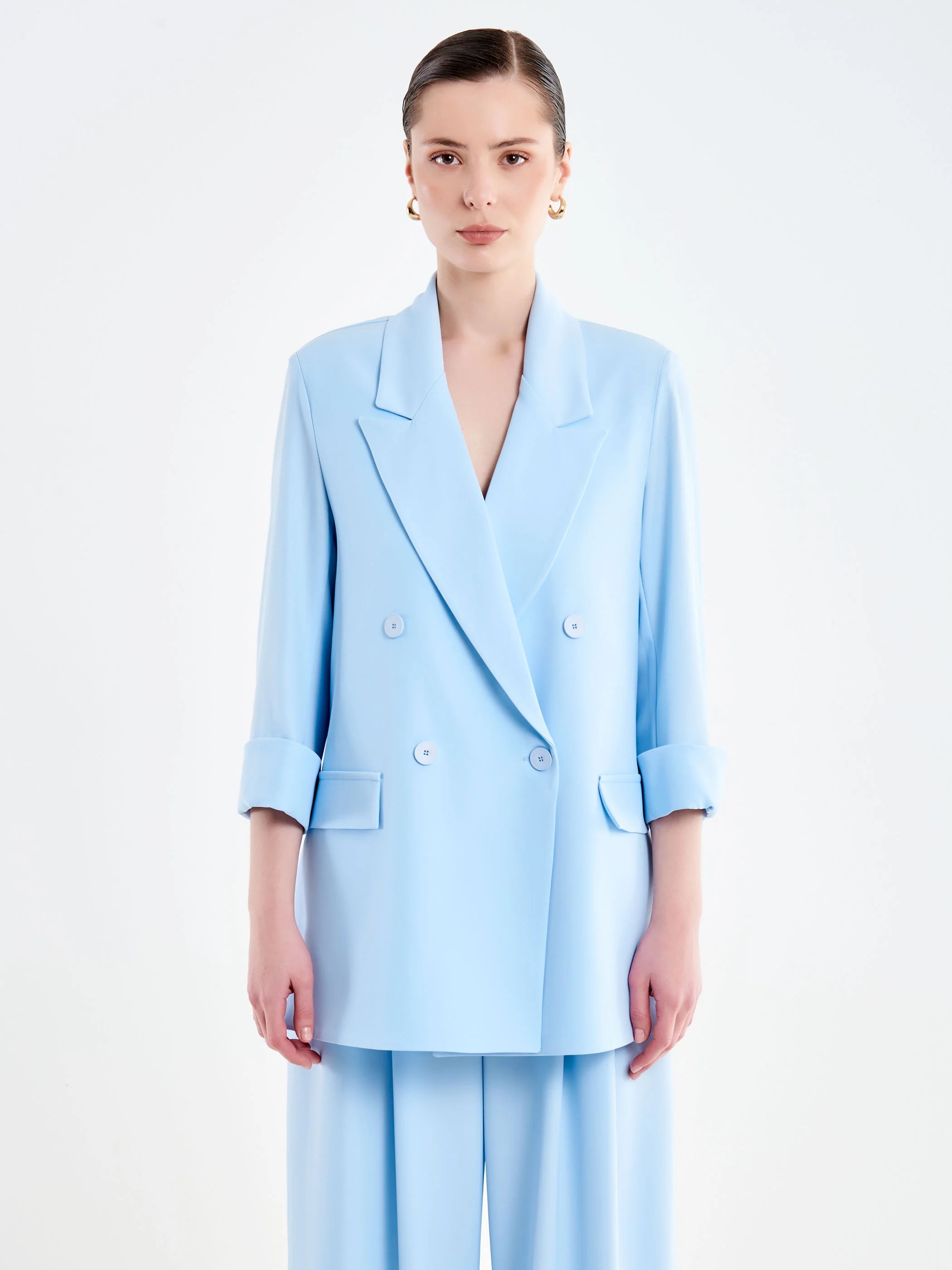 Blazer Over con Risvolto Maniche - Image 2