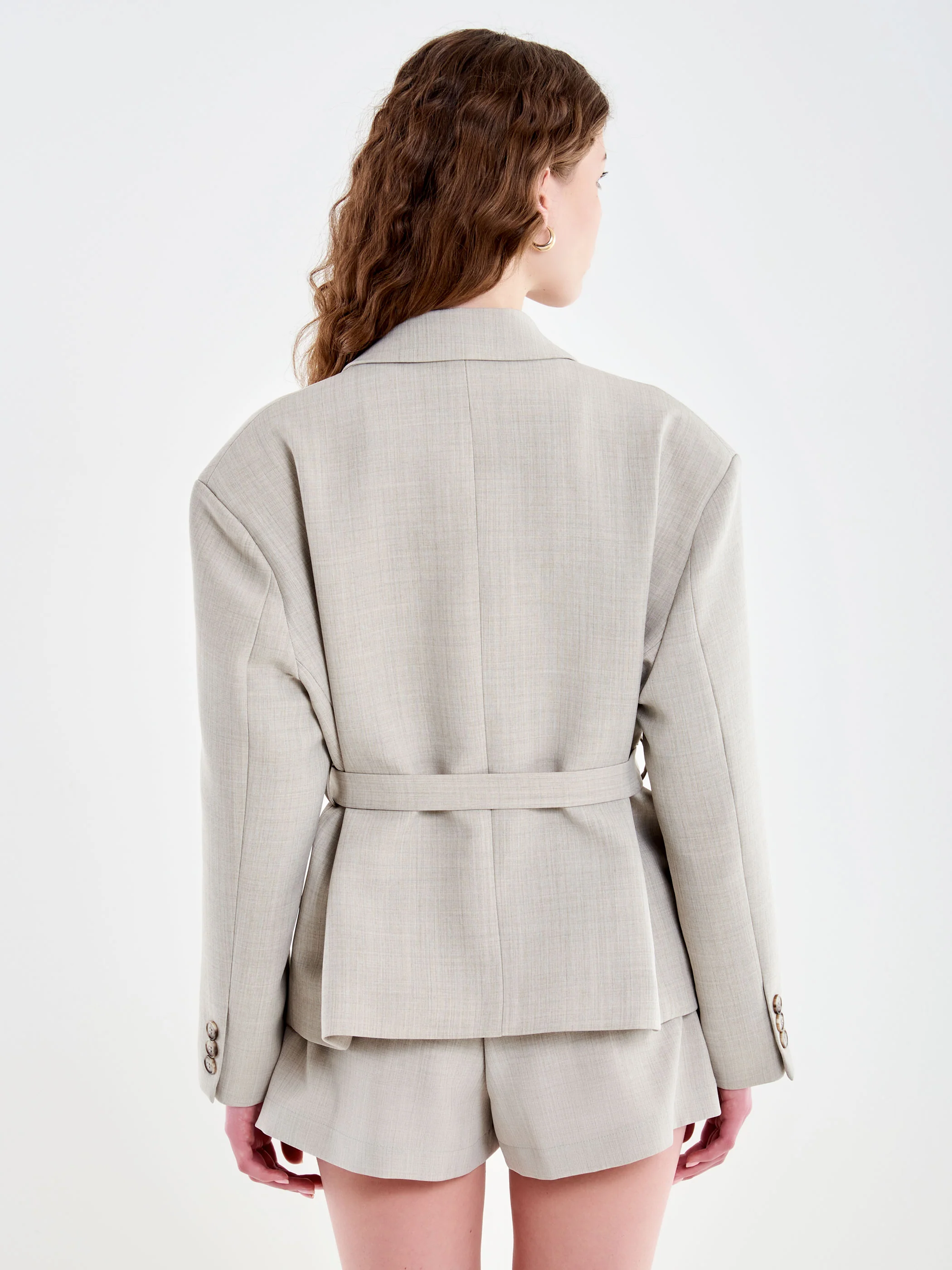 Blazer Over Crop con Cintura - Image 3