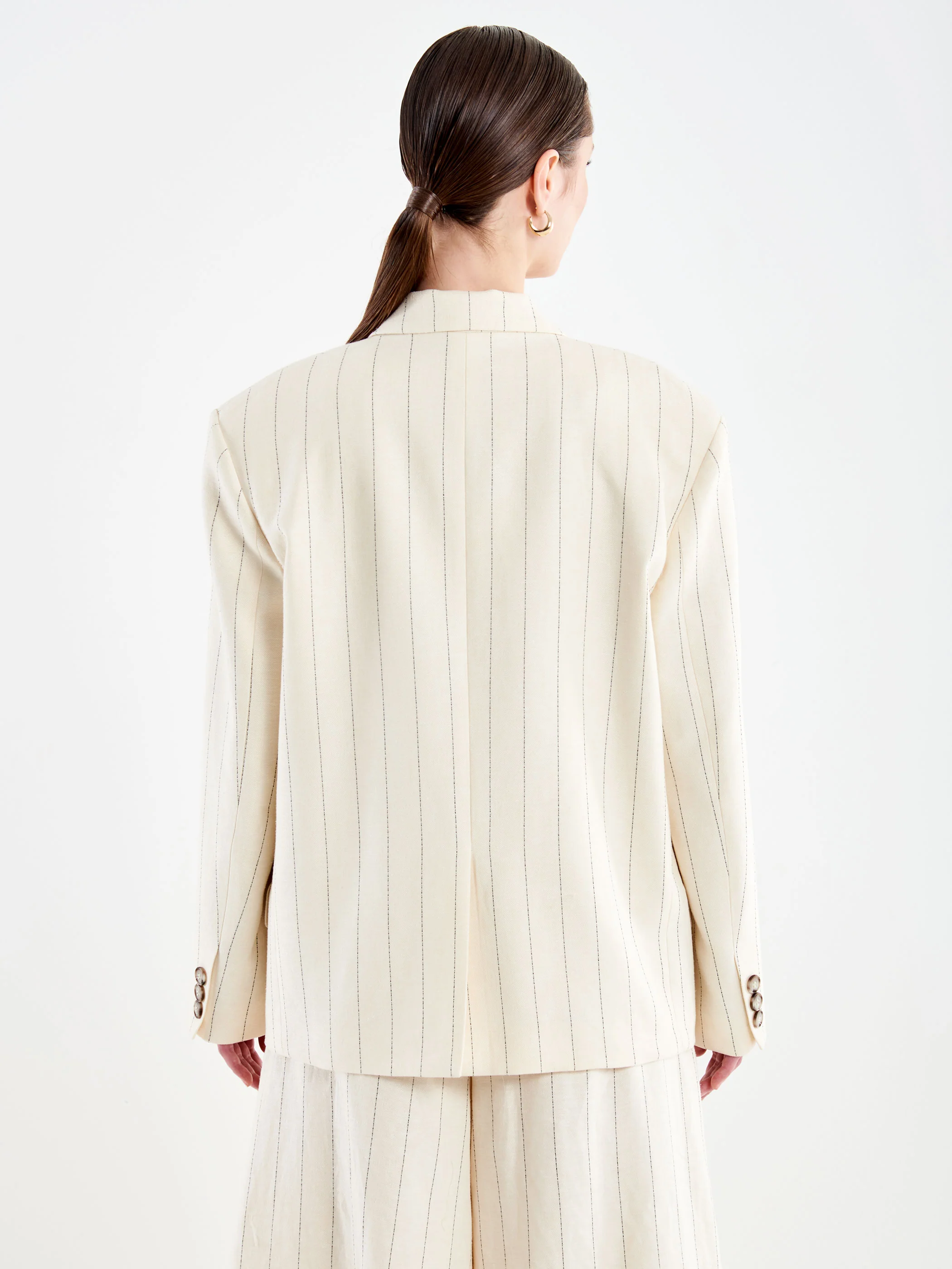 Blazer Over Gessato Doppiopetto - Image 3