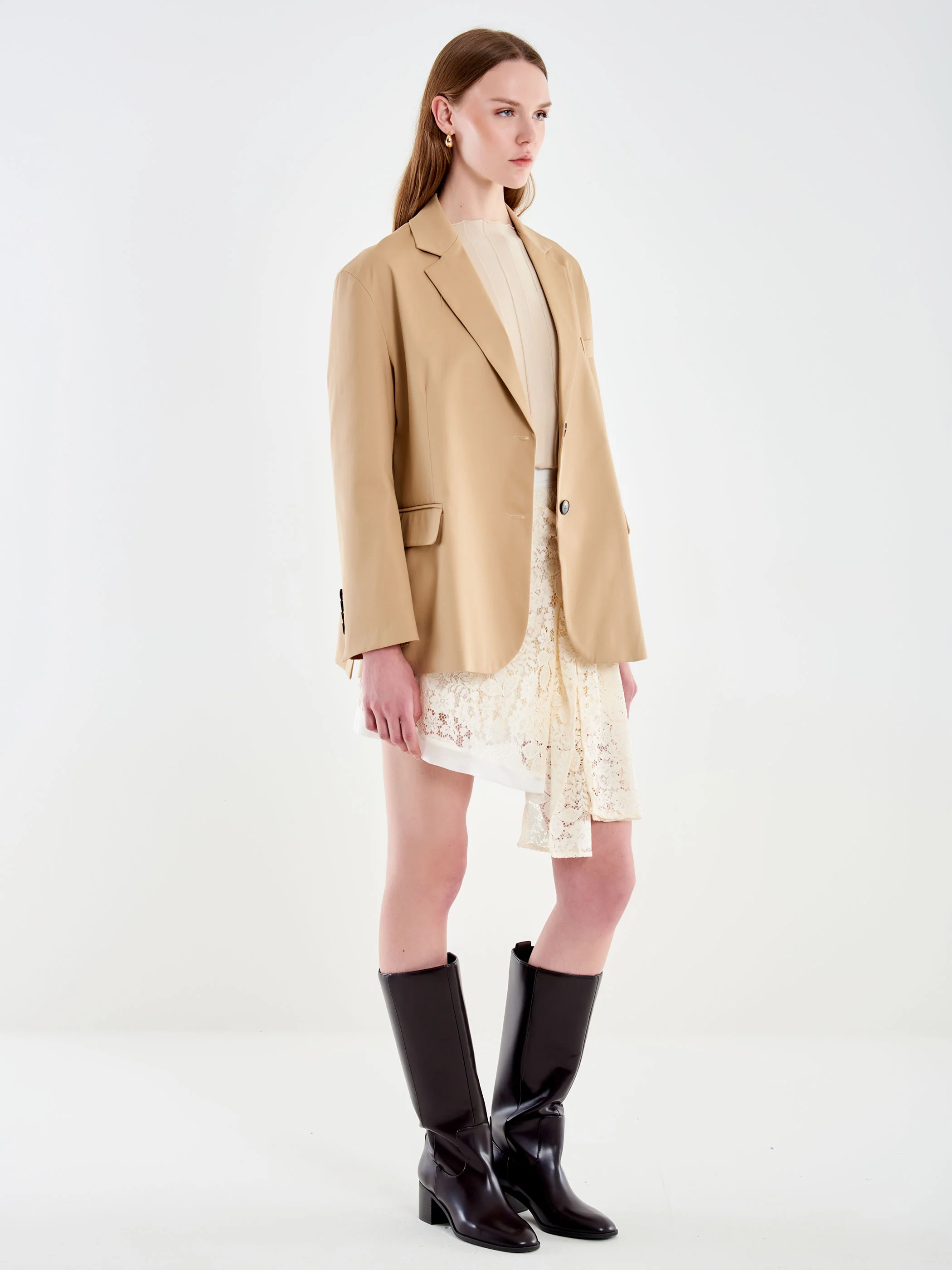 Blazer Oversized Gabardina