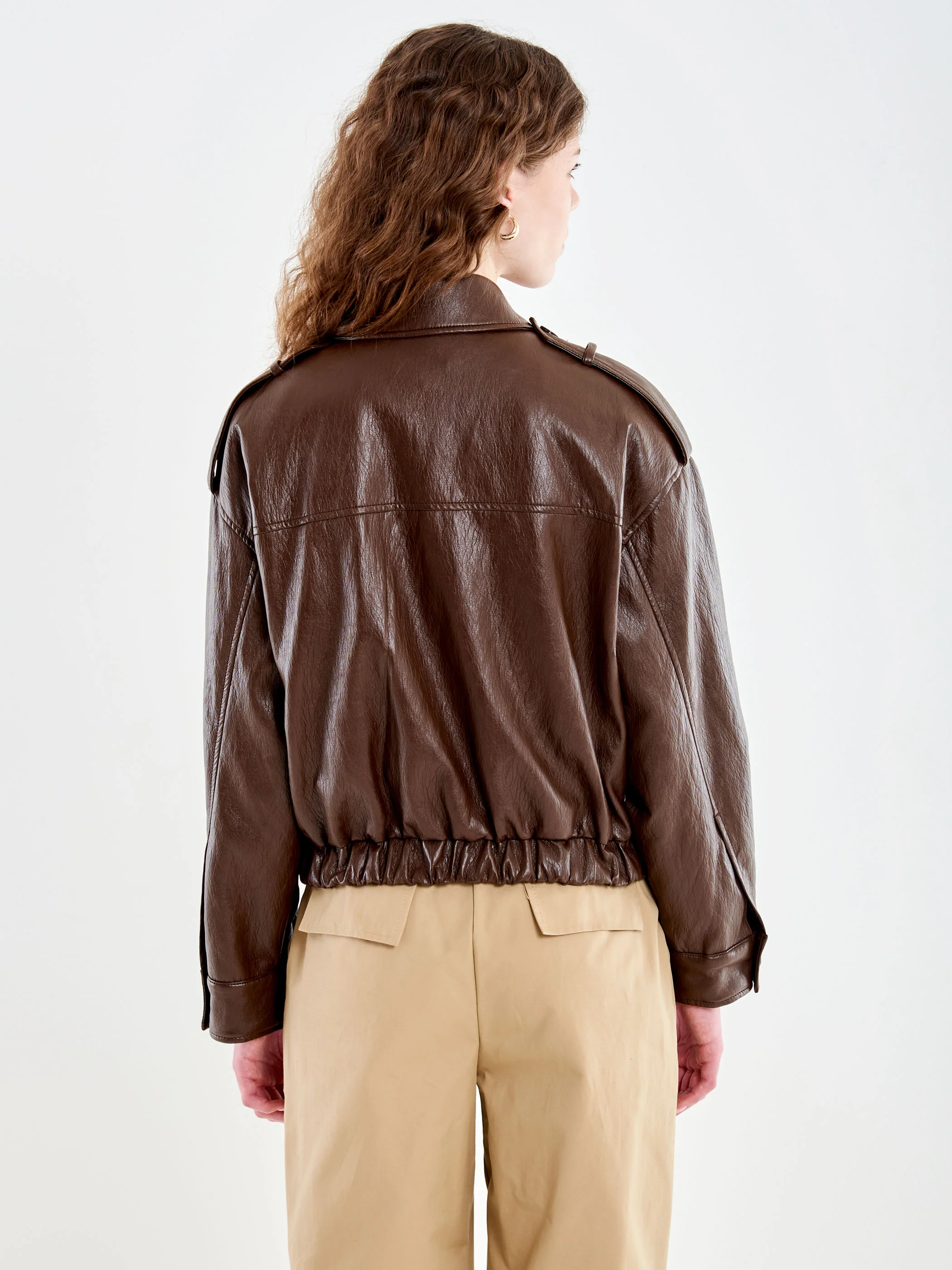 Bomber con Tasconi Ecopelle - Image 3