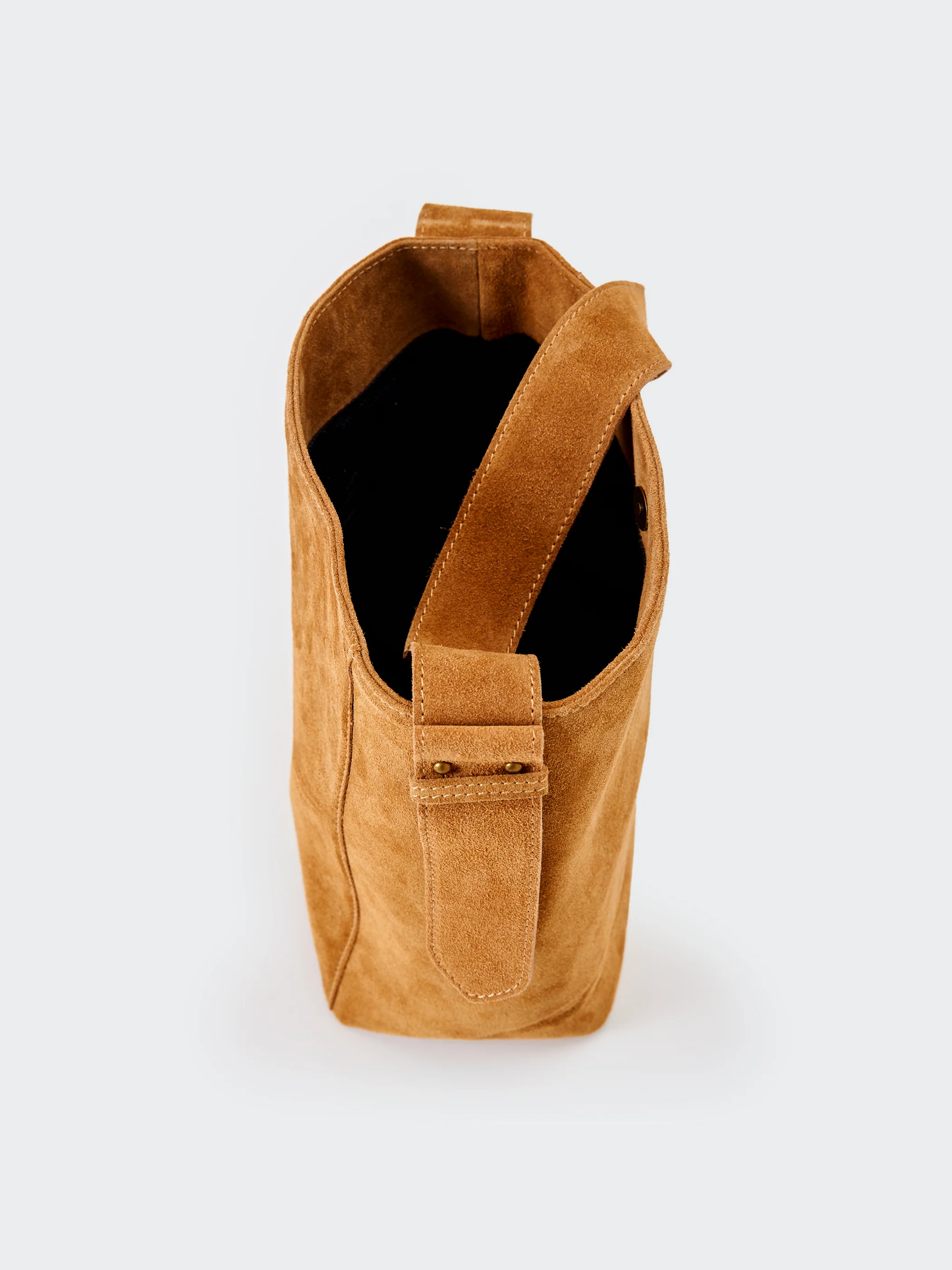 Borsa Secchiello in Pelle Scamosciata - Image 4