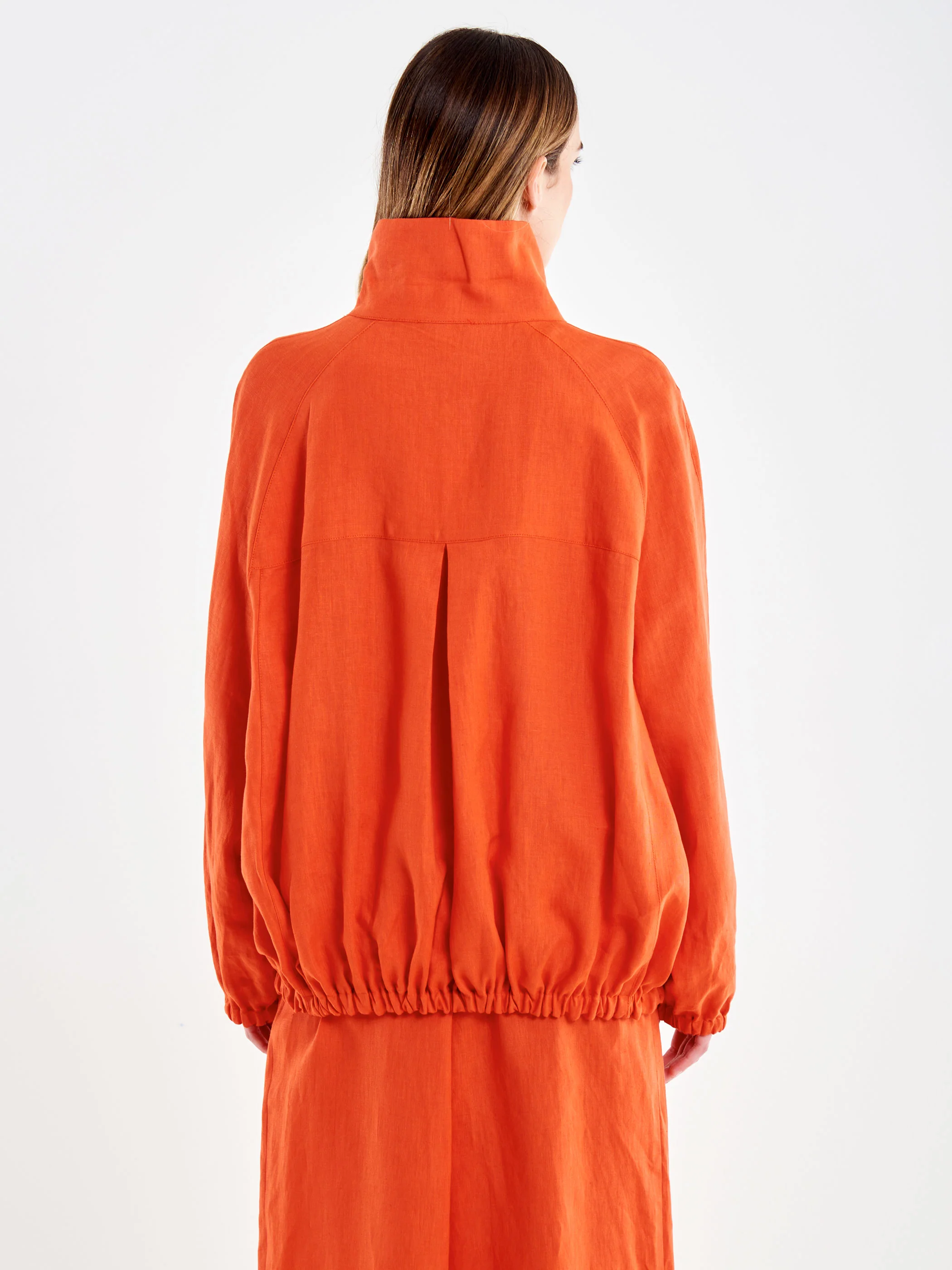 Camicia Bomber in Lino - Image 3