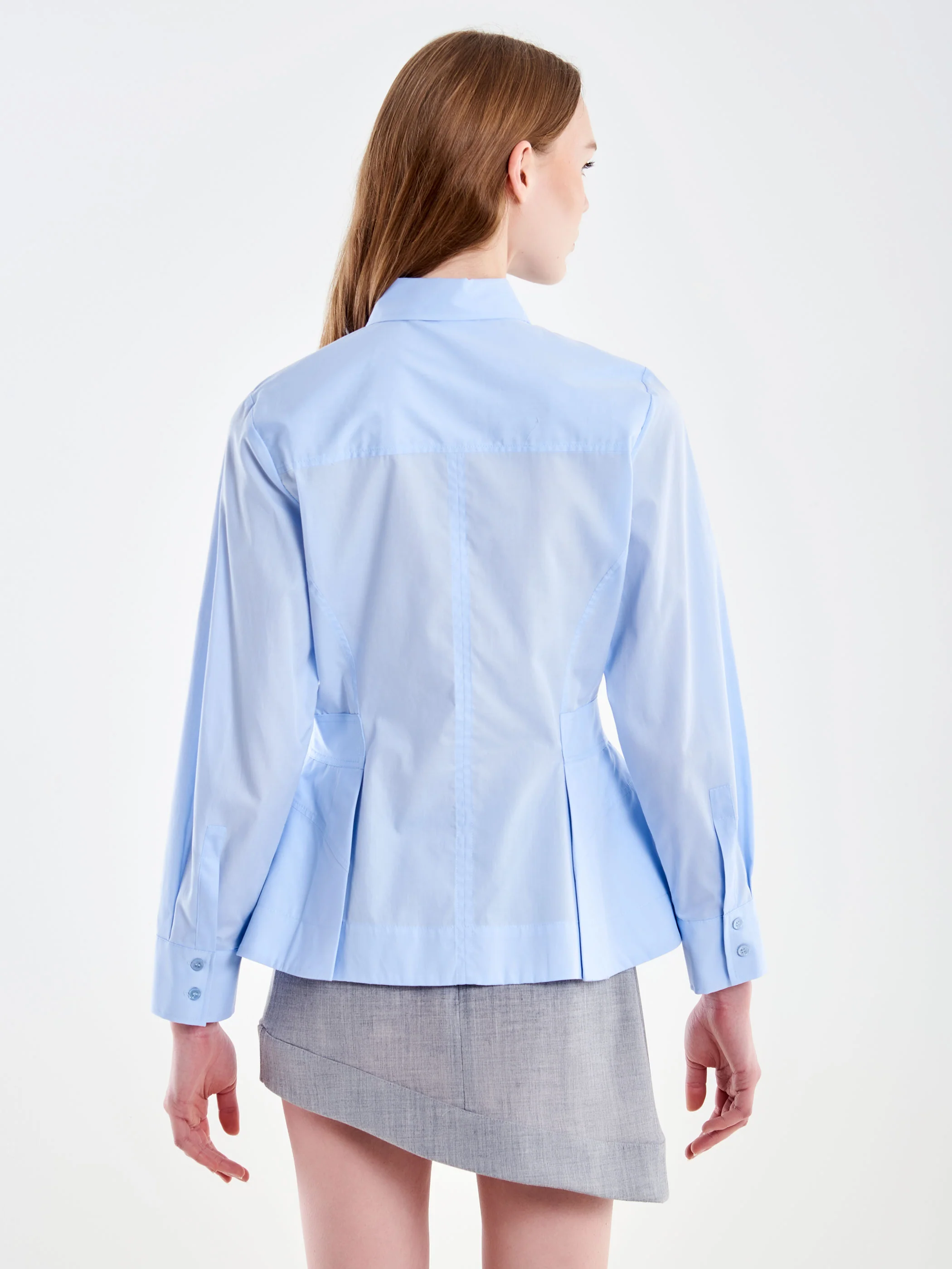 Camicia con Peplo Strutturato - Image 3