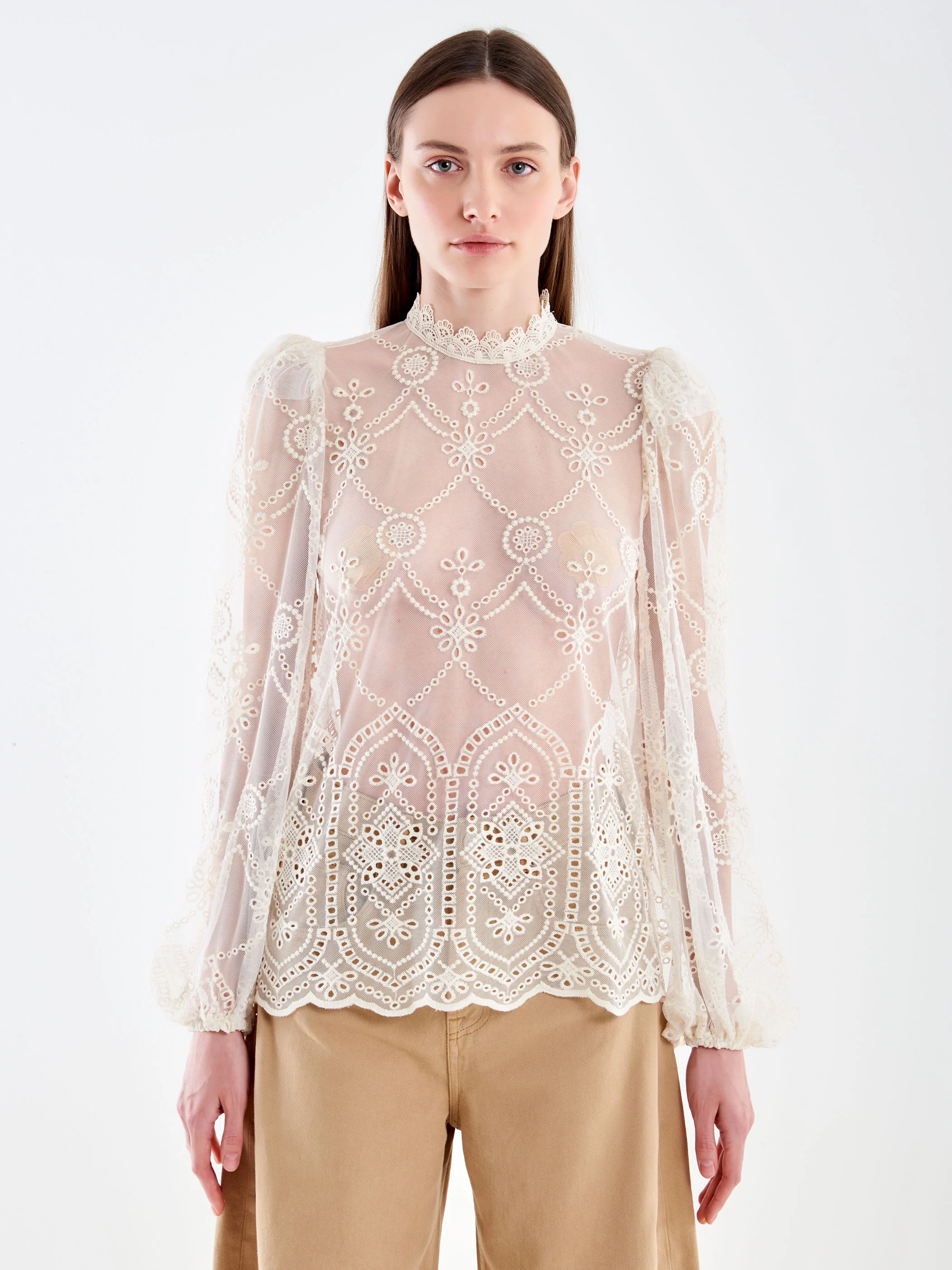 Camicia in Pizzo alla Coreana - Image 2