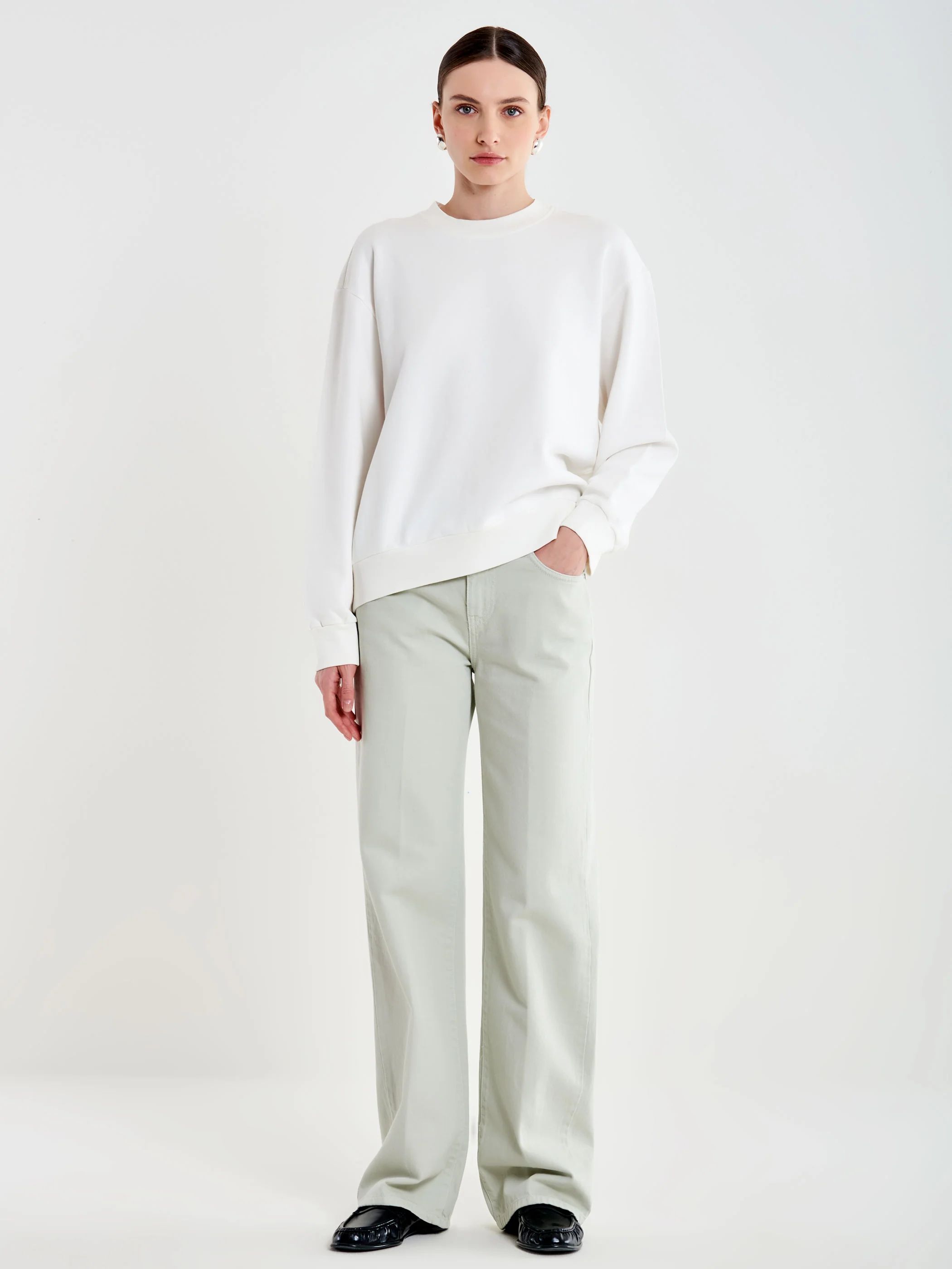 Felpa Basic Girocollo