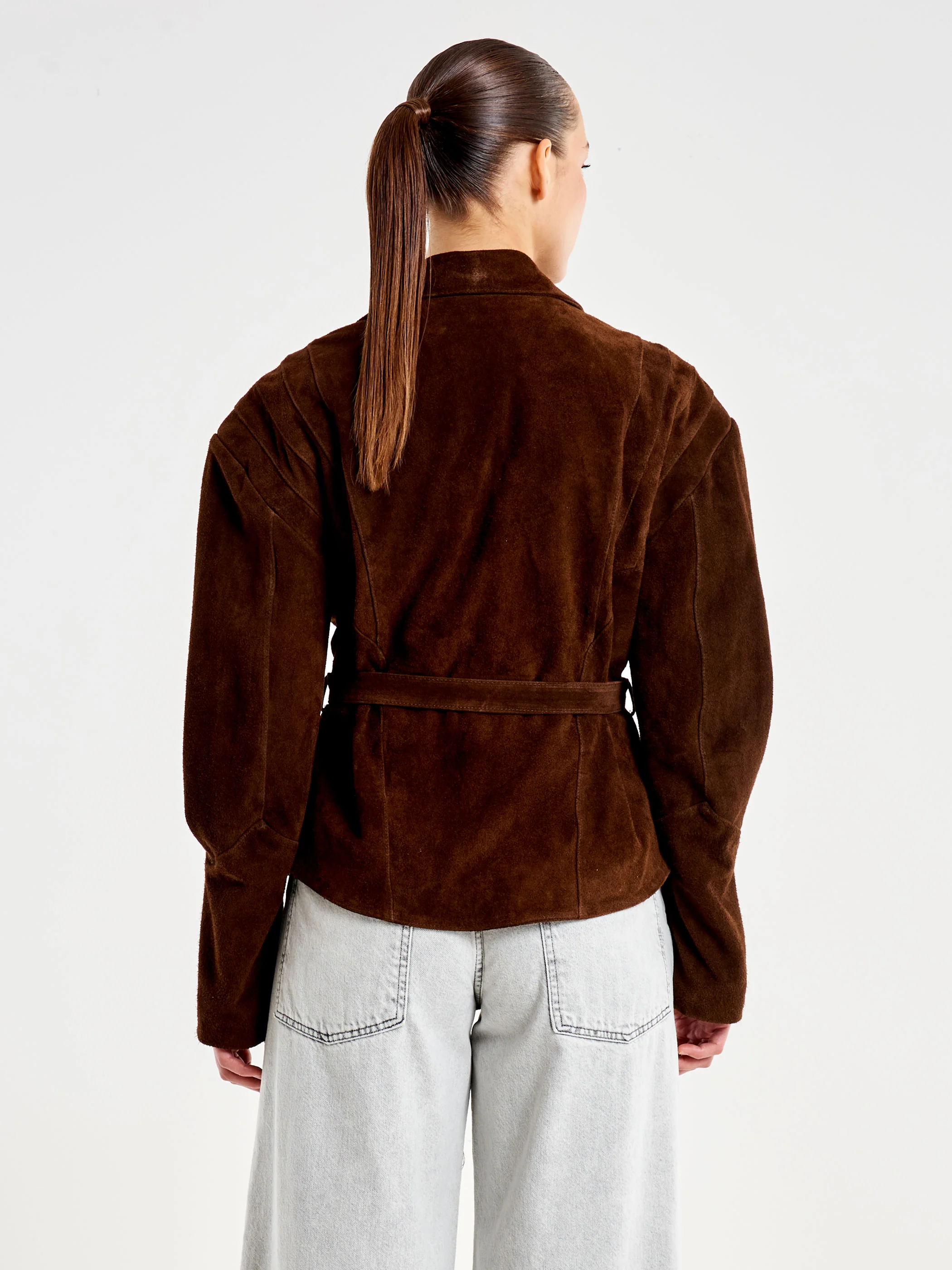 Giacca Kimono in Vera Pelle - Image 3