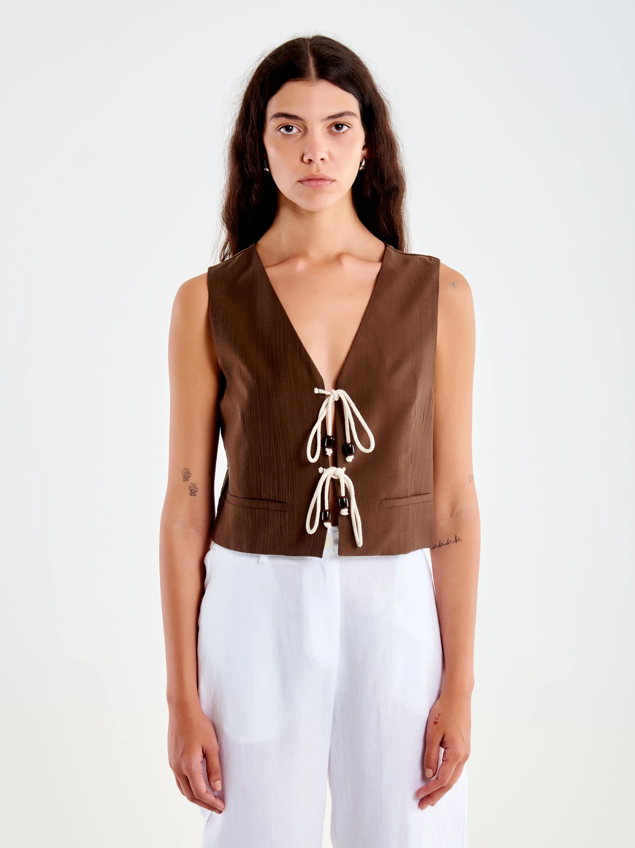 Gilet Chiusura con Cordine - Image 2