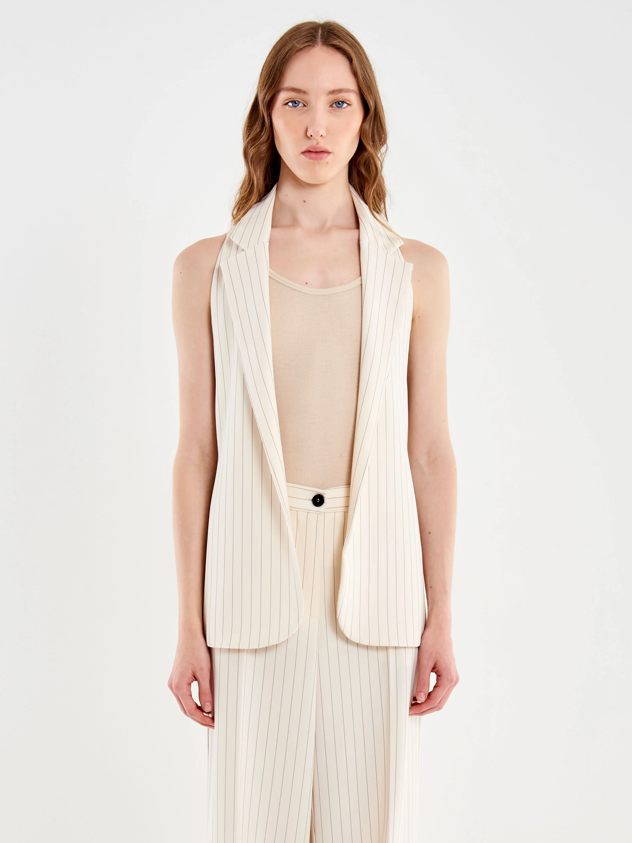 Gilet Gessato Smanicato - Image 2