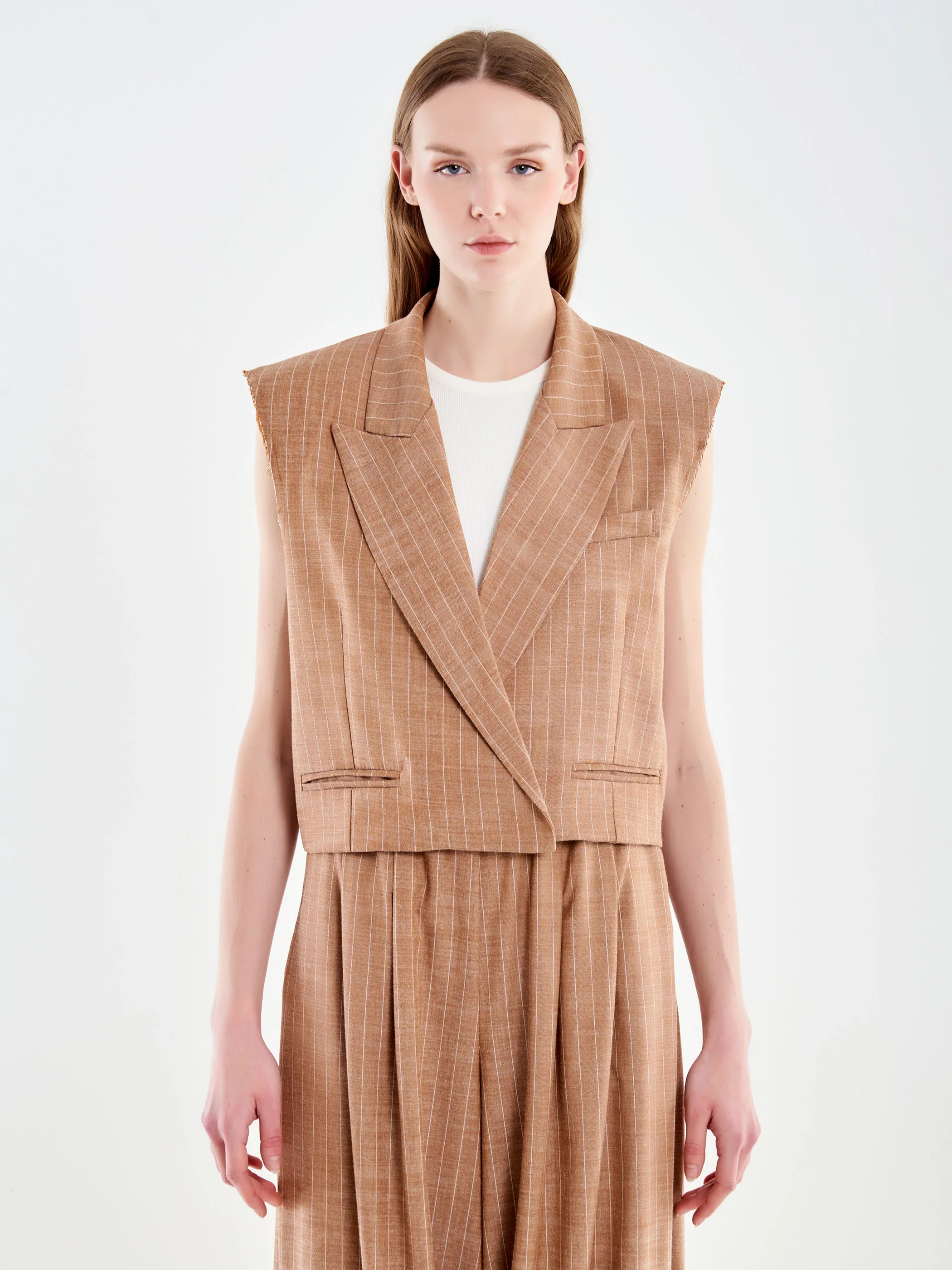 Gilet Gessato Spalle Over - Image 2