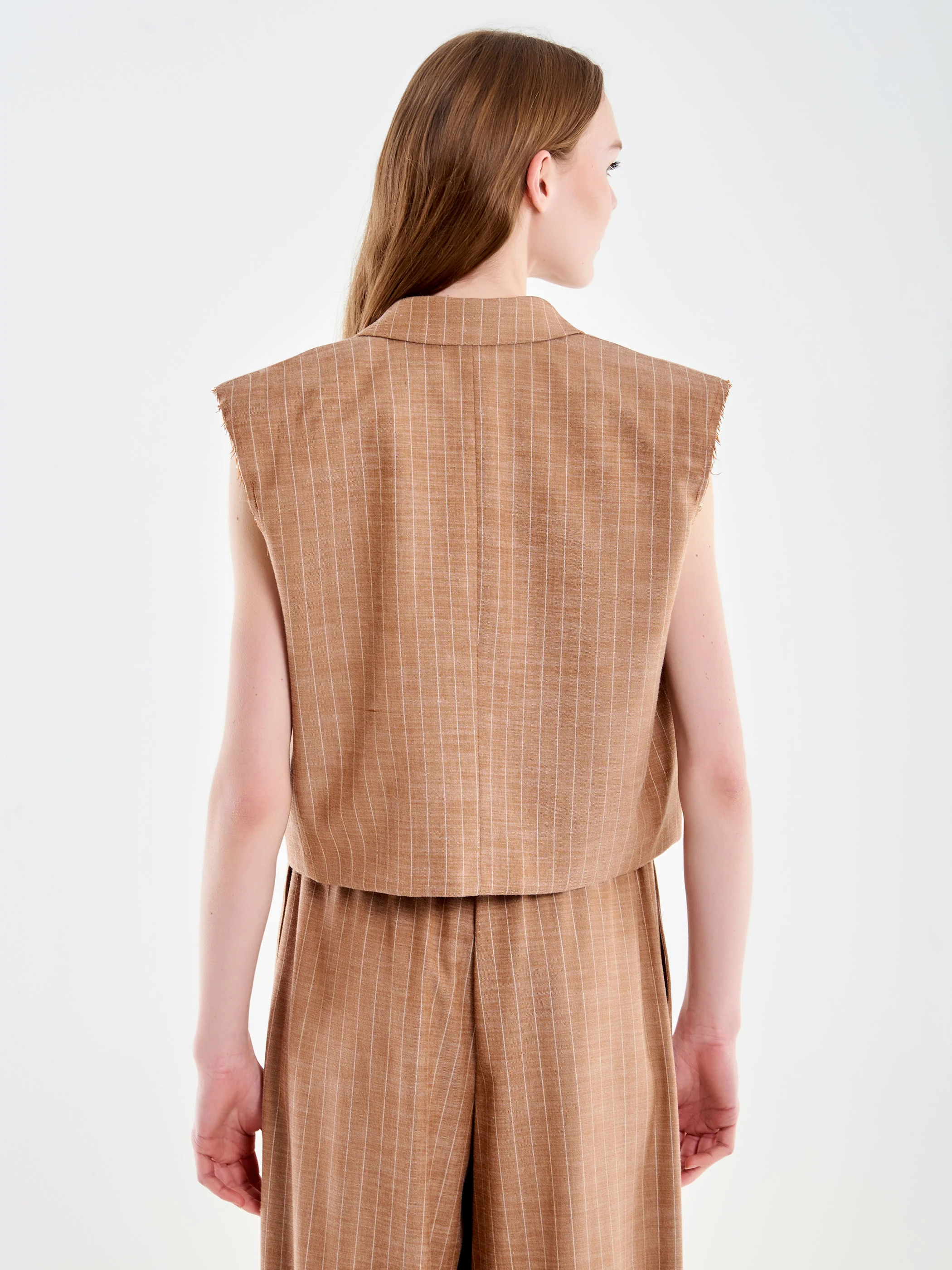 Gilet Gessato Spalle Over - Image 3