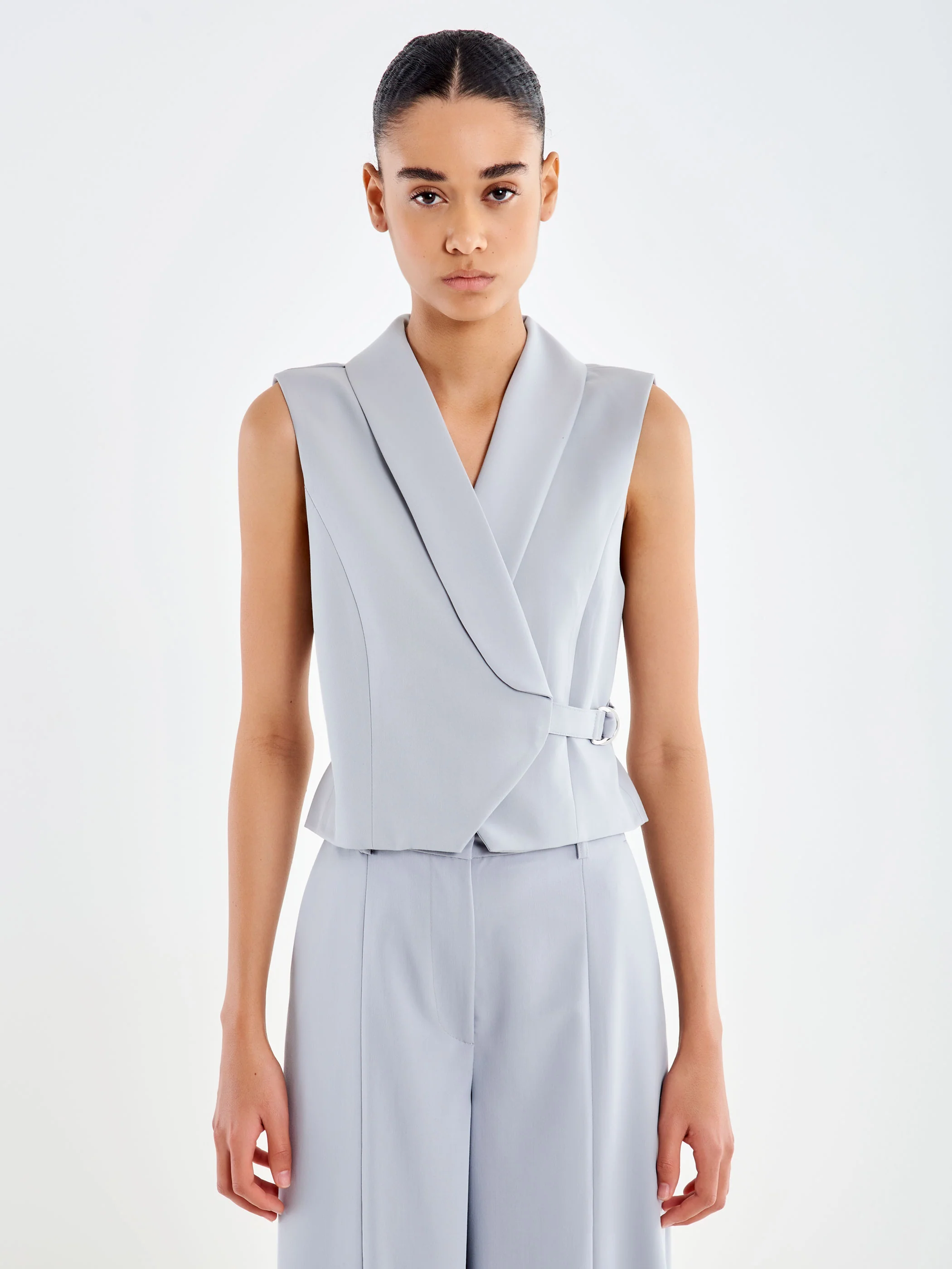 Gillet Smanicato con Cinturino - Image 2