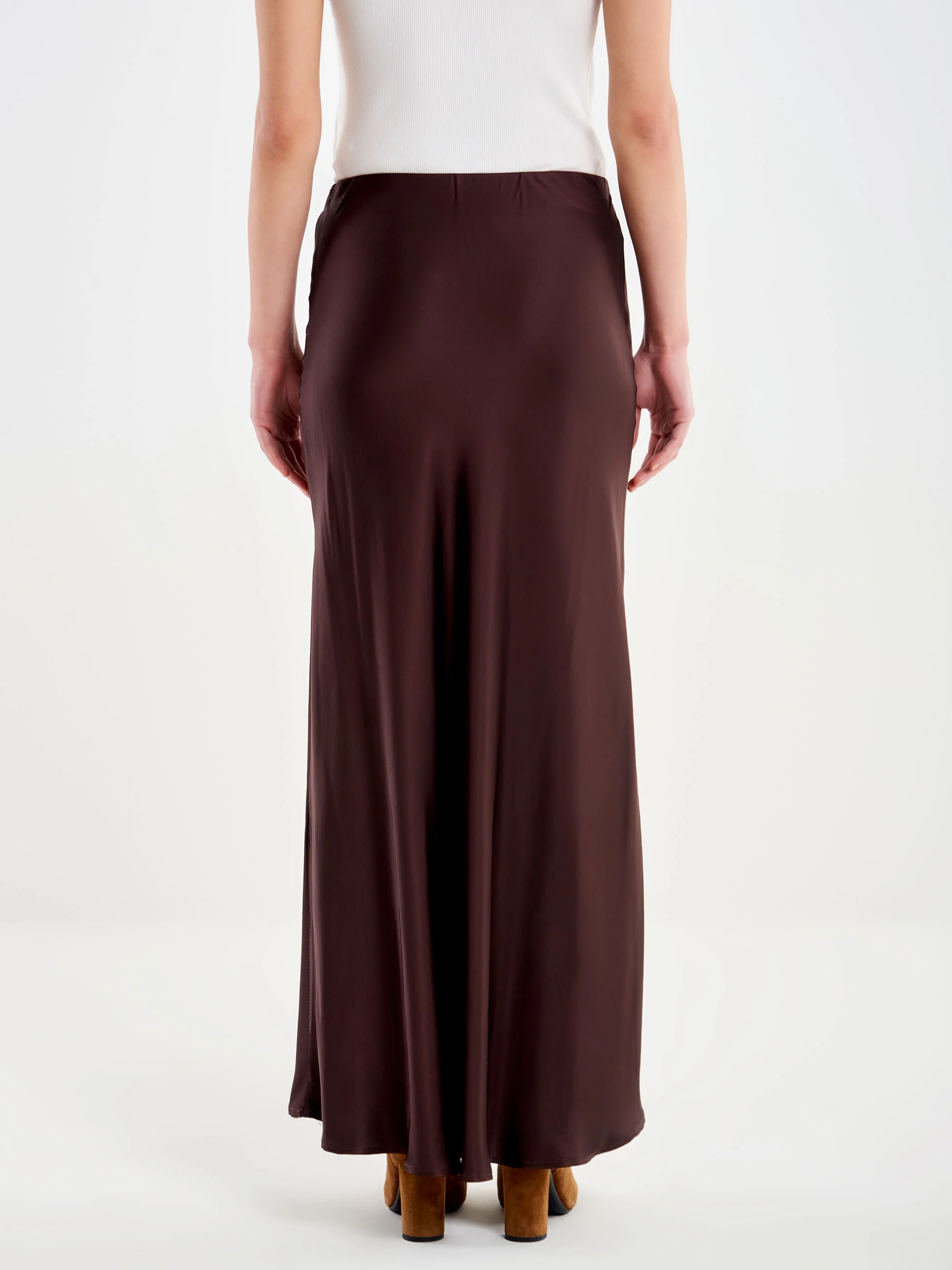 Gonna Effetto Satin Lunga - Image 3
