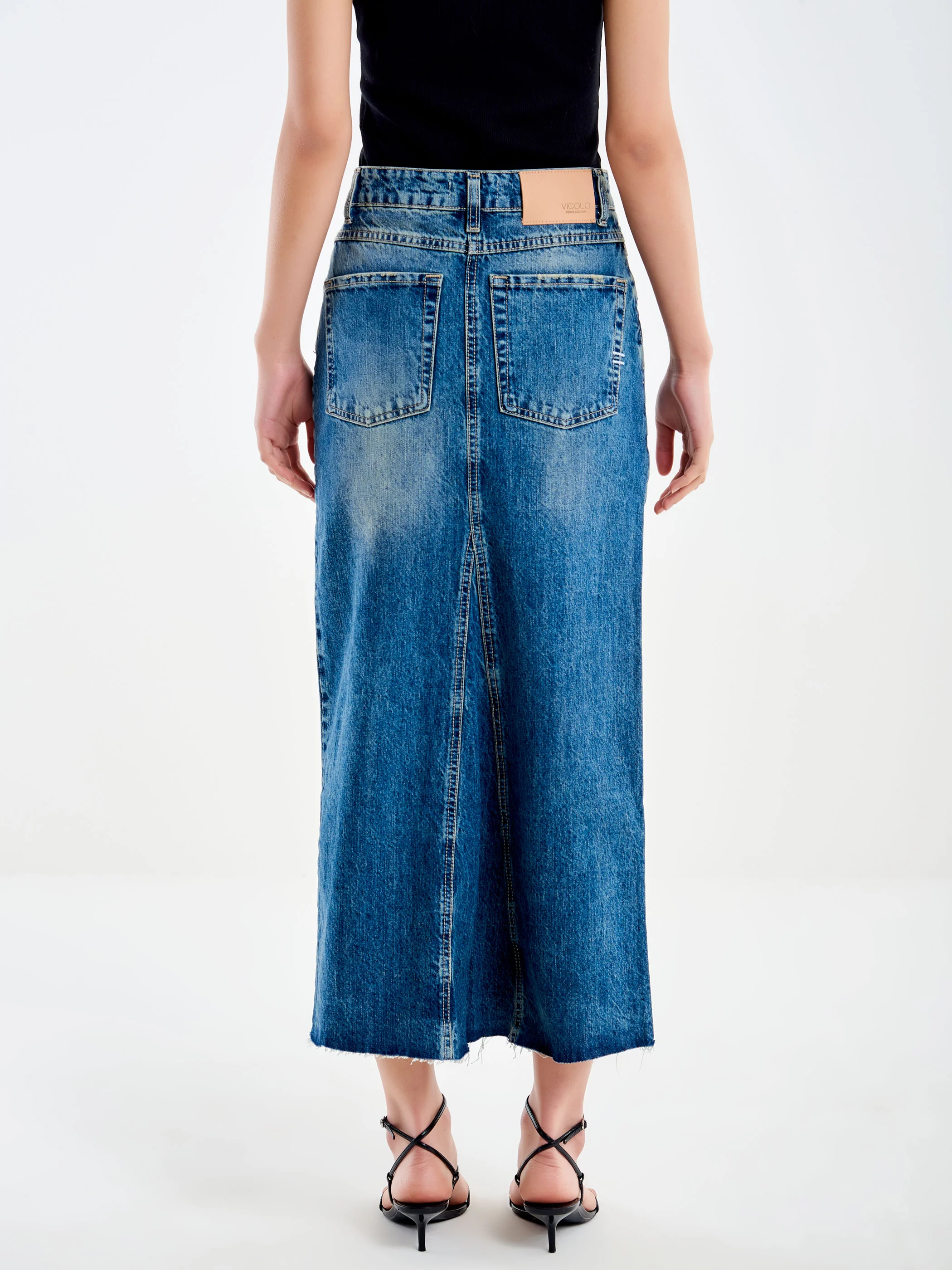Gonna in Jeans Lunga - Image 3