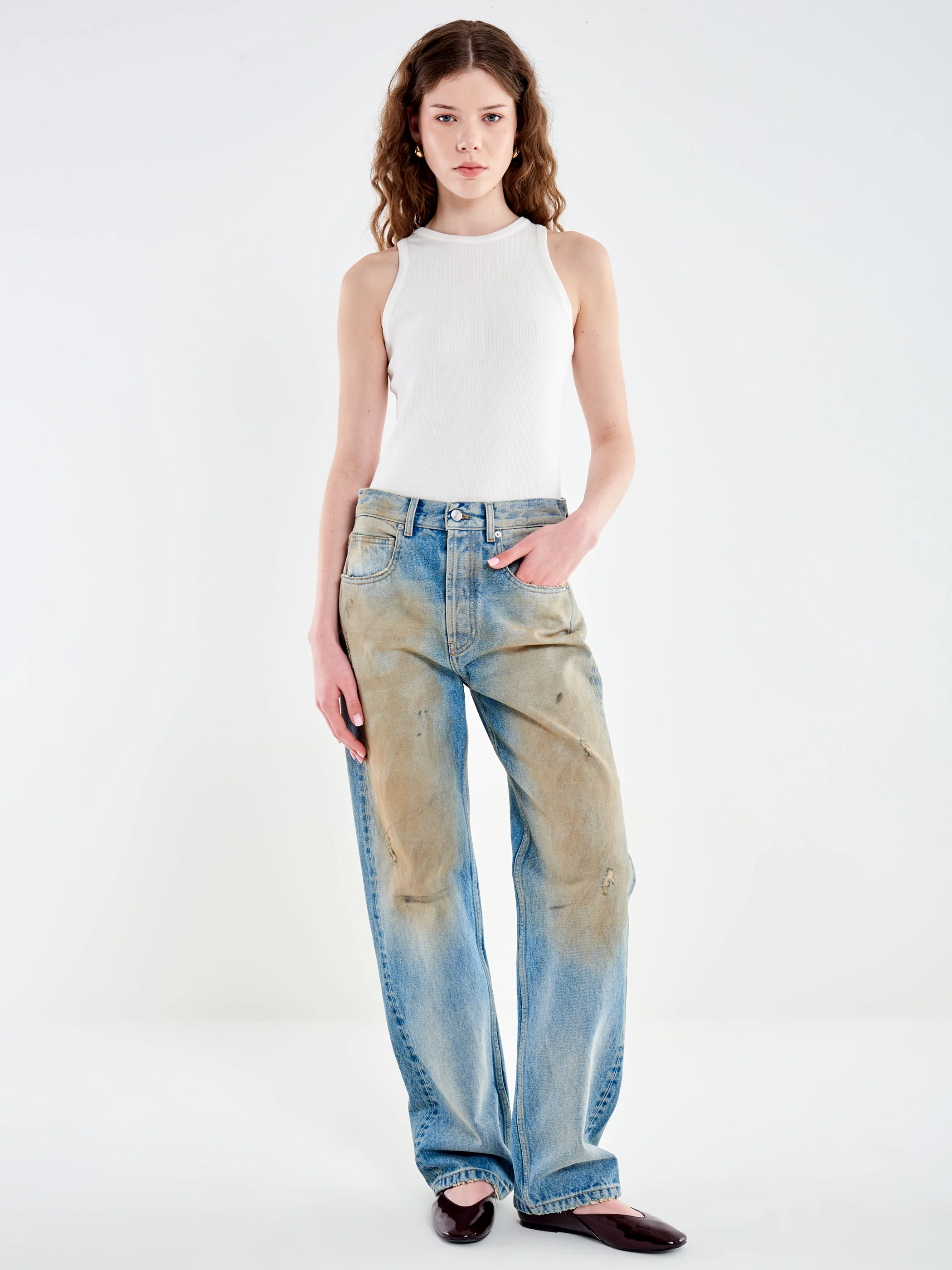 Jeans Adriana effetto Vintage