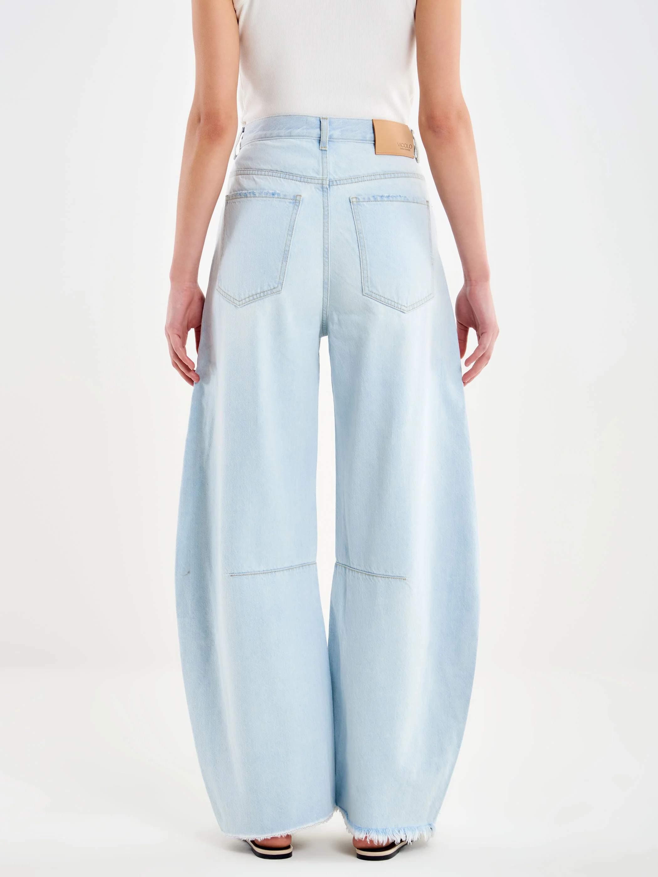 Jeans Ampio Audrey Sfrangiato - Image 3
