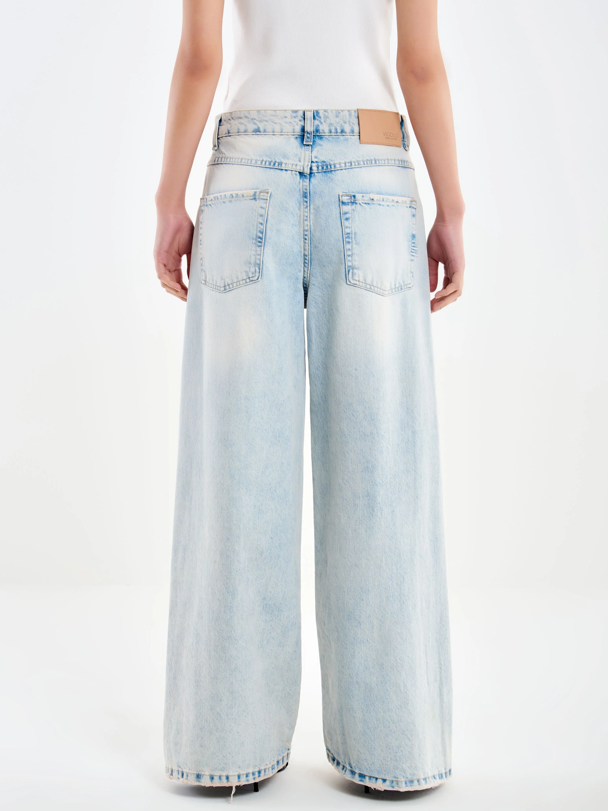 Jeans Barrel Effetto Vintage - Image 5
