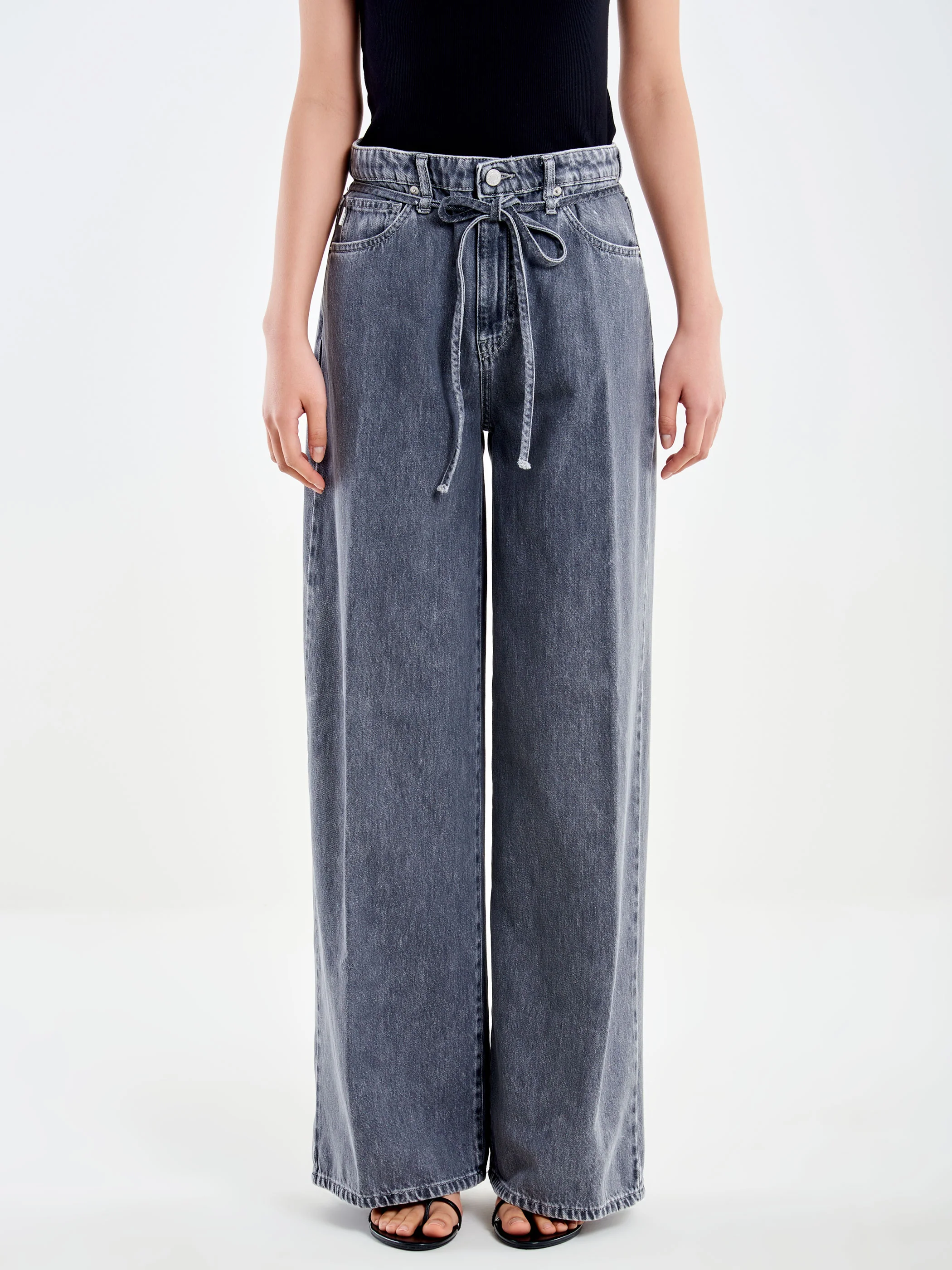 Jeans con Laccio in Vita - Image 2