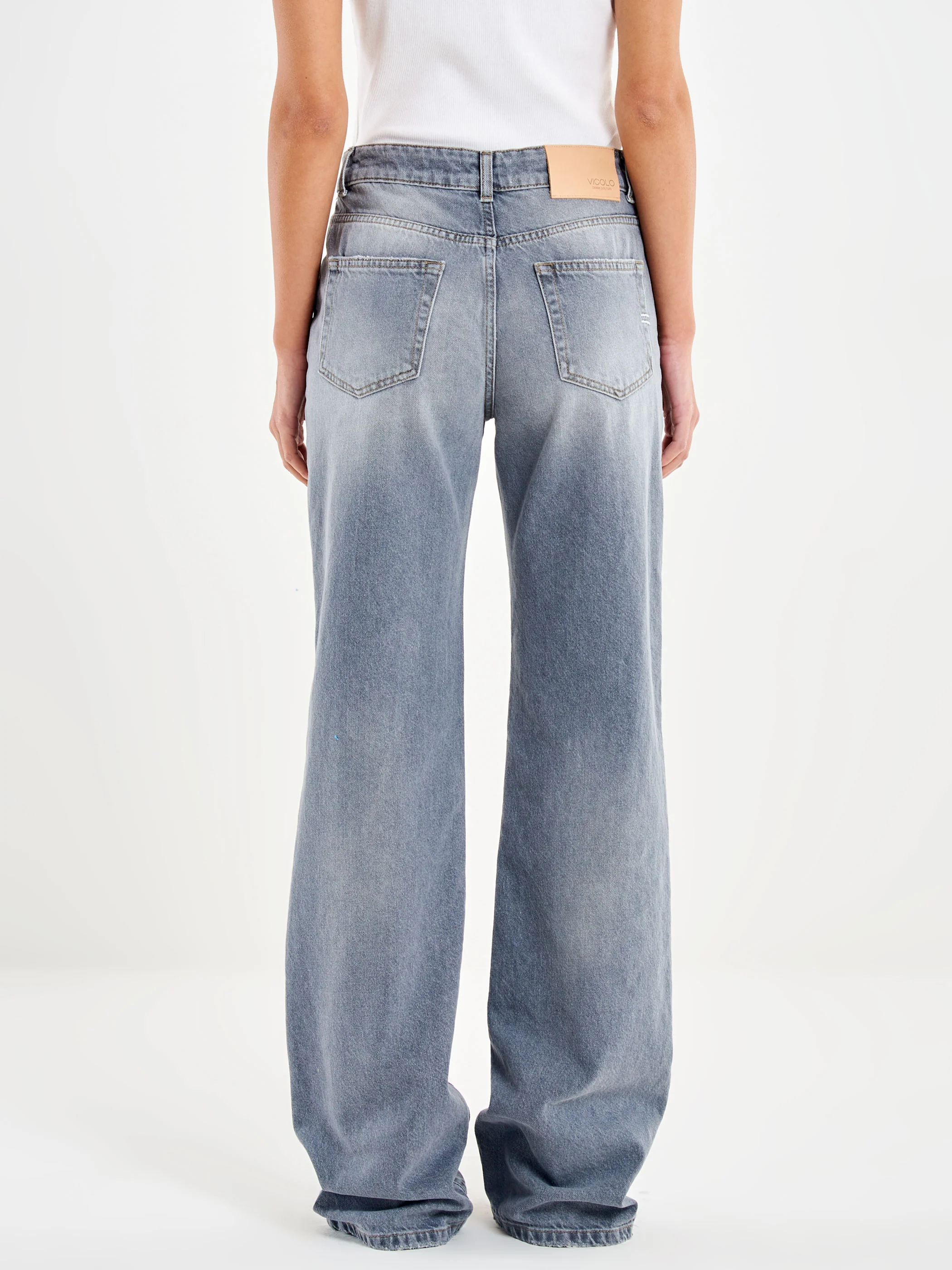 Jeans Dalia Regular con Rotture - Image 3