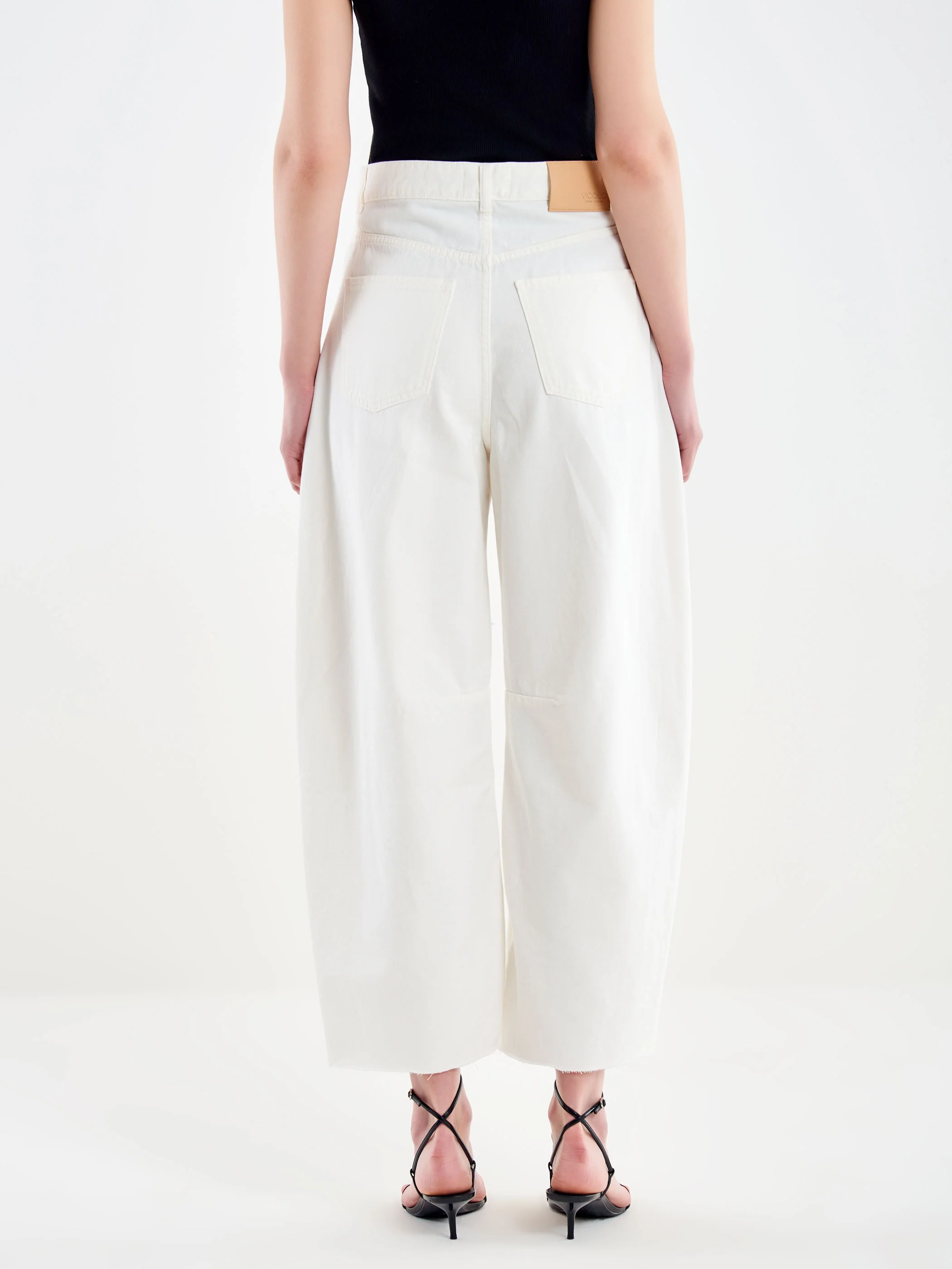 Jeans Delia Barrel Bianco - Image 3