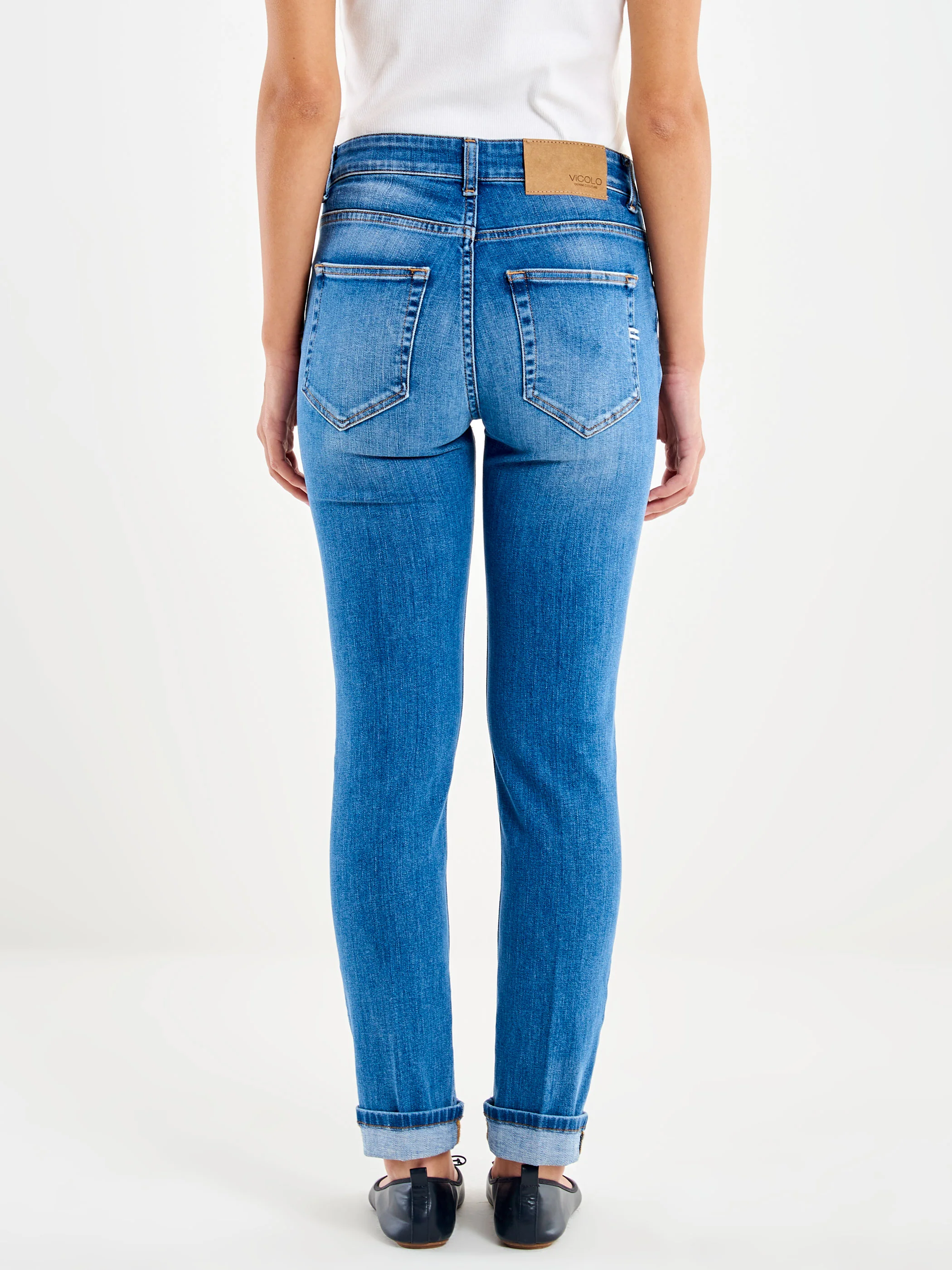 Jeans Icon Daisy con Risvolto - Image 3