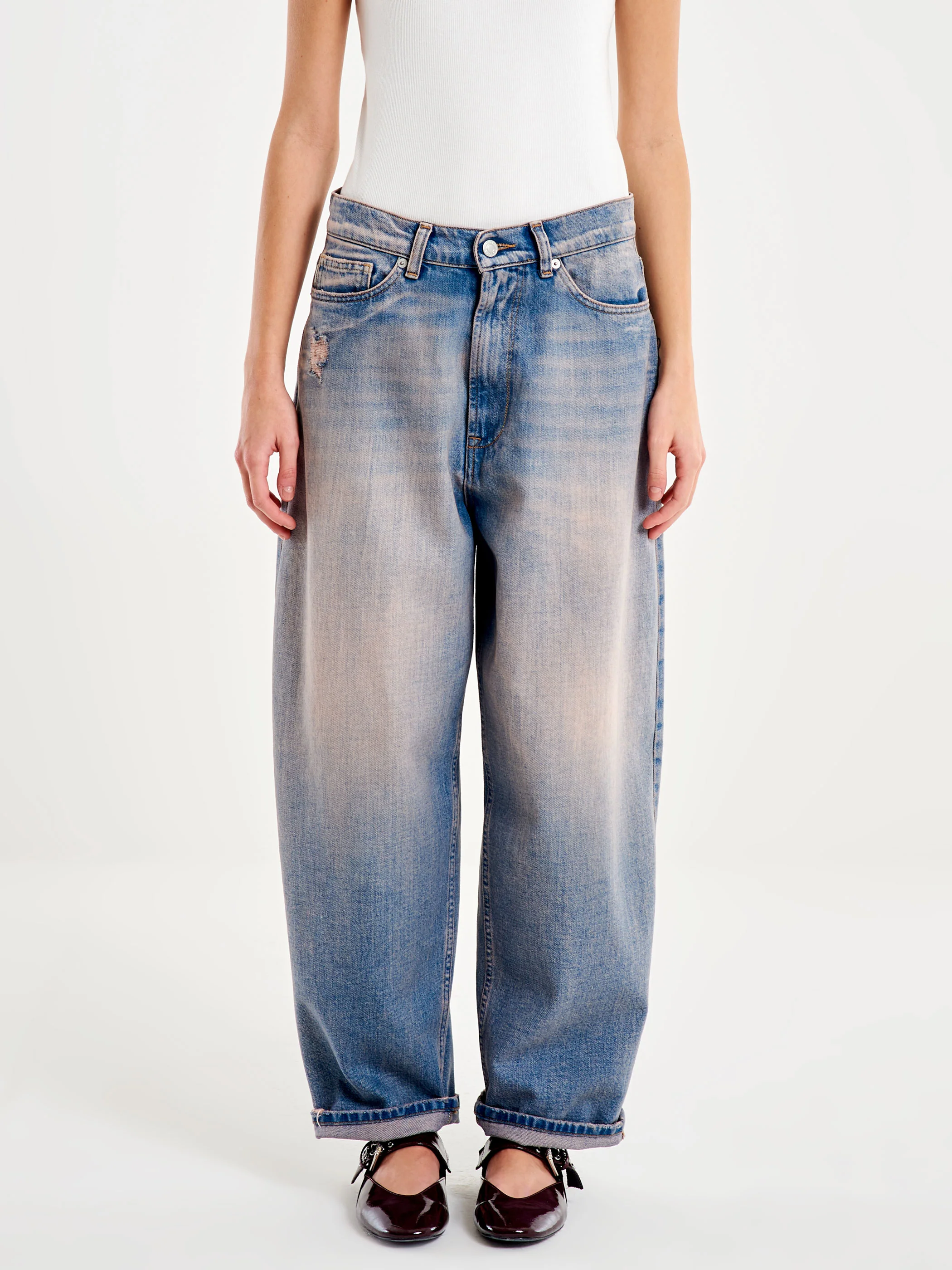 Jeans Laila Relaxed effetto Vintage - Image 3