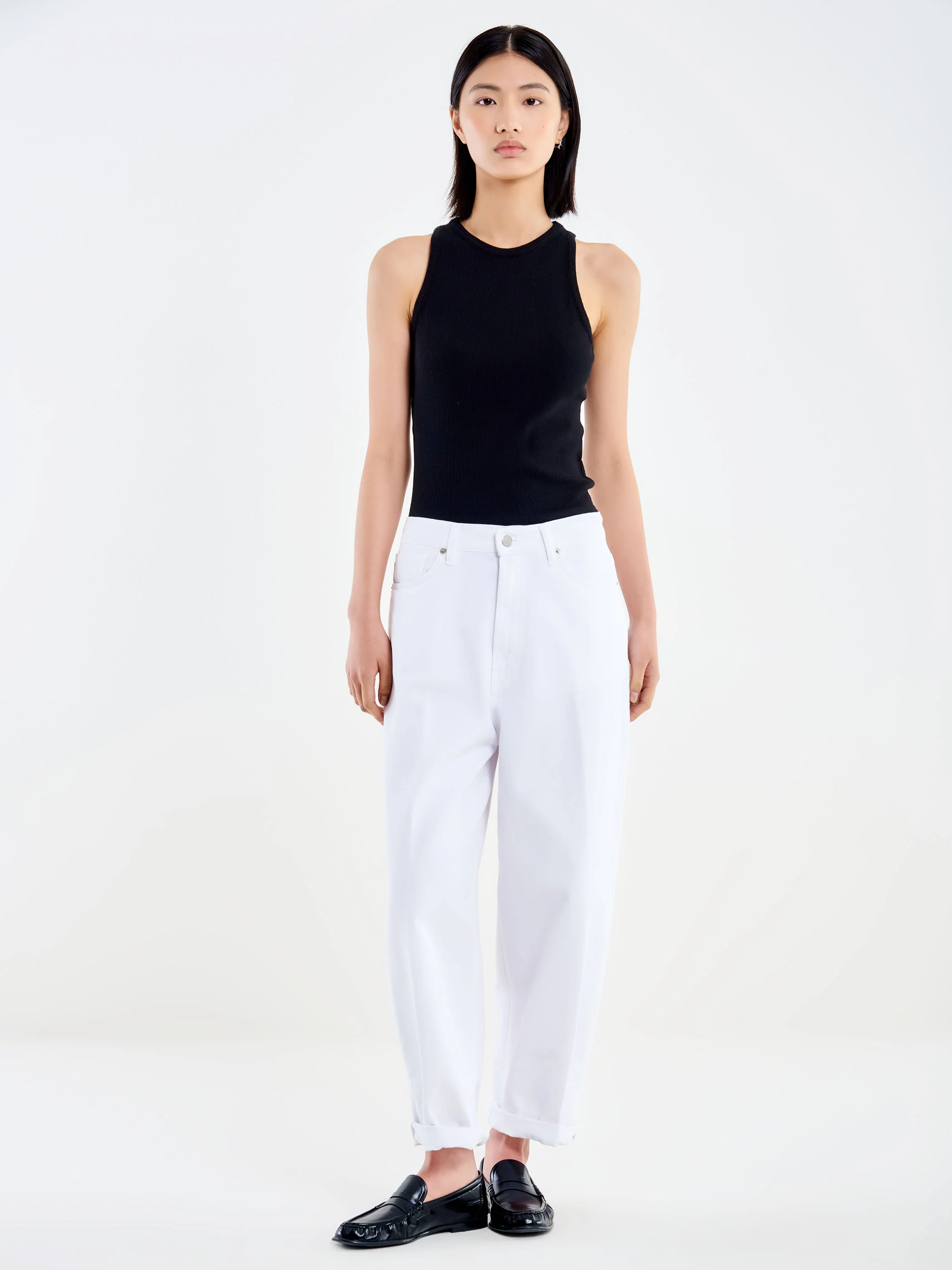 Jeans Laila Relaxed Fit Bianco