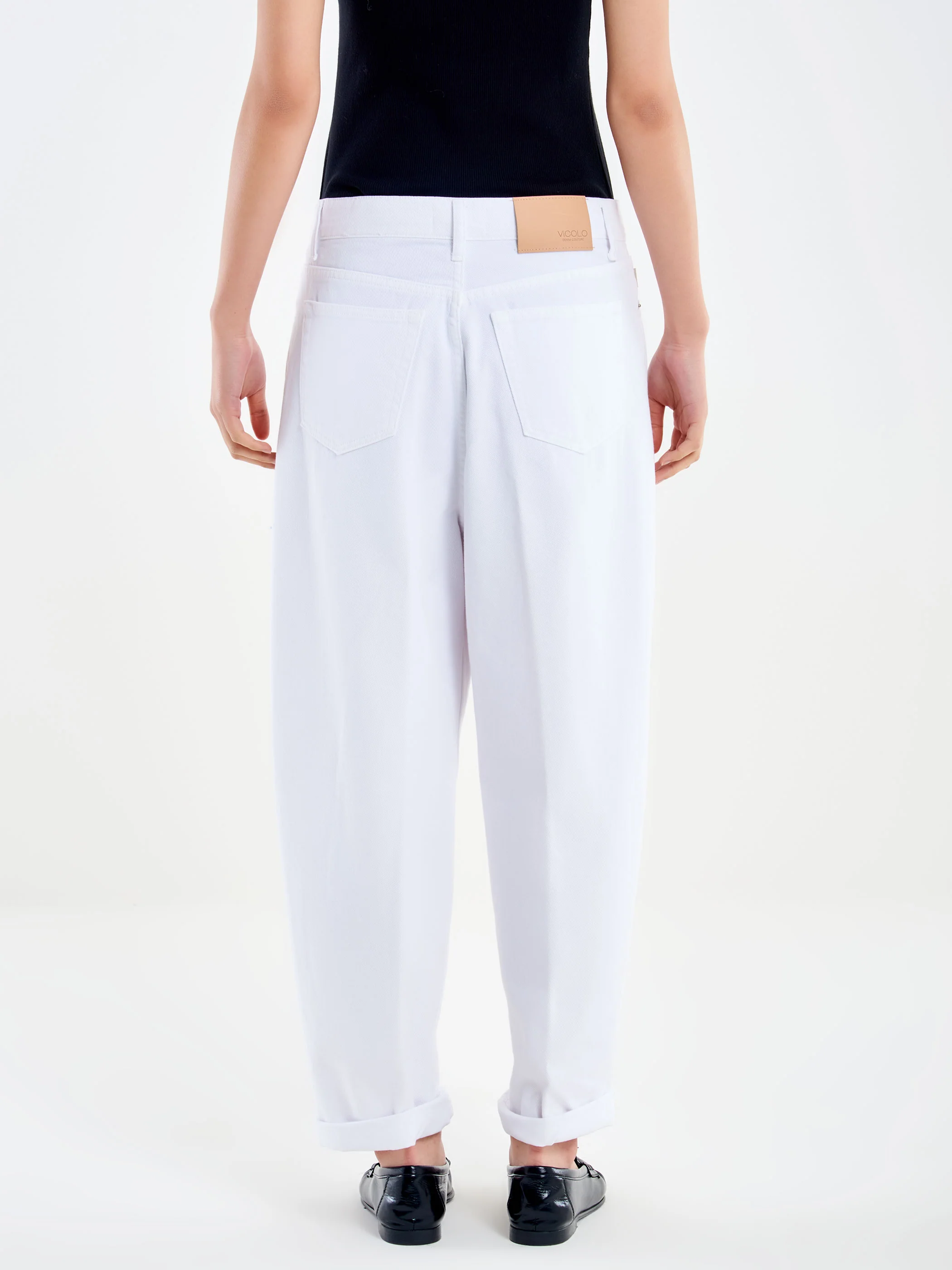 Jeans Laila Relaxed Fit Bianco - Image 3