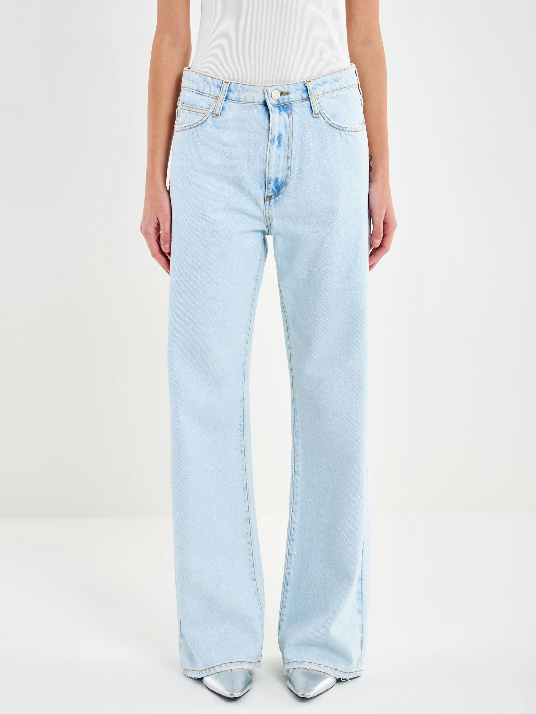 Jeans Zeno Chiaro con Glitter - Image 2