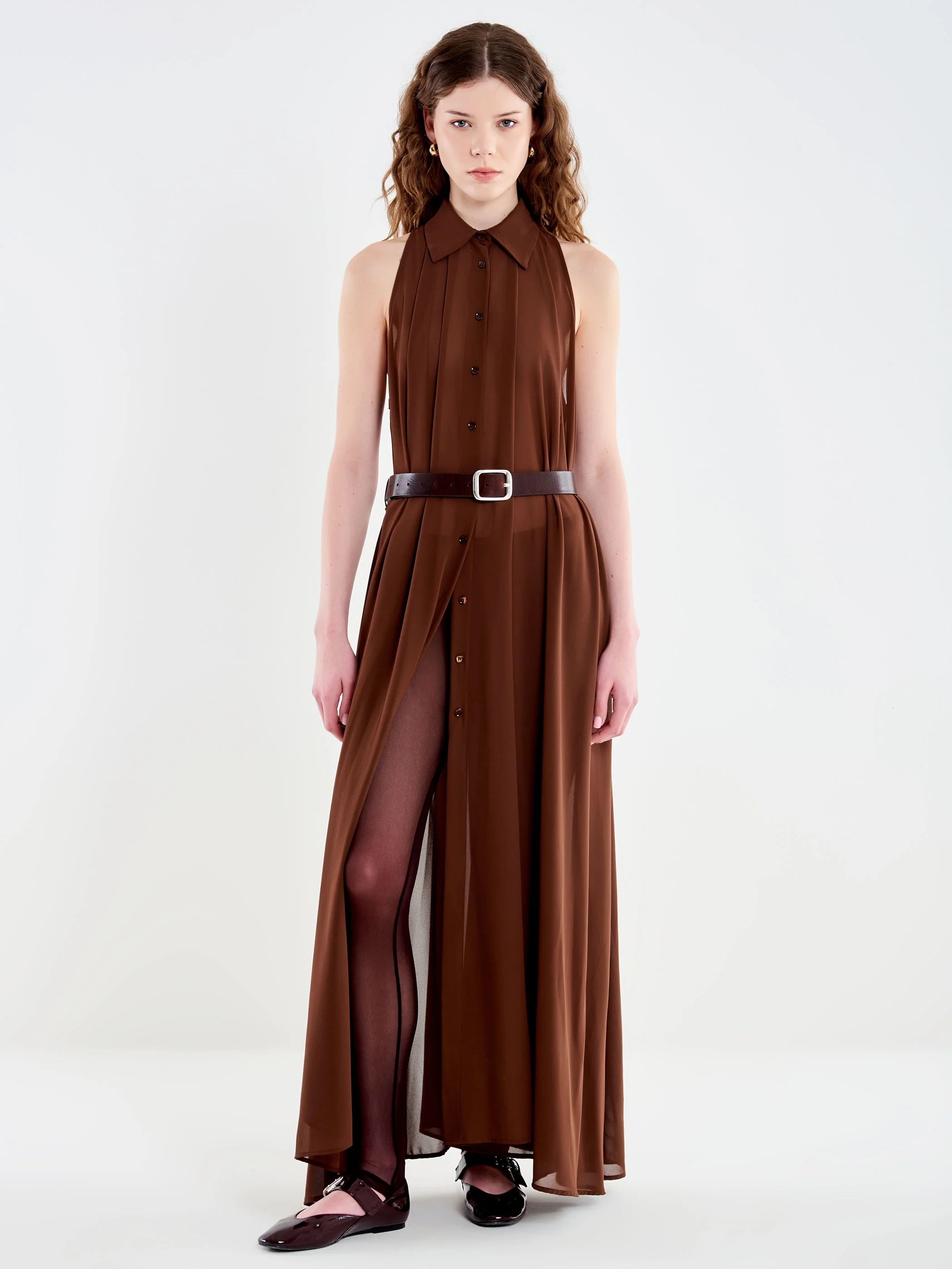 Leggings in Tulle con Tallone