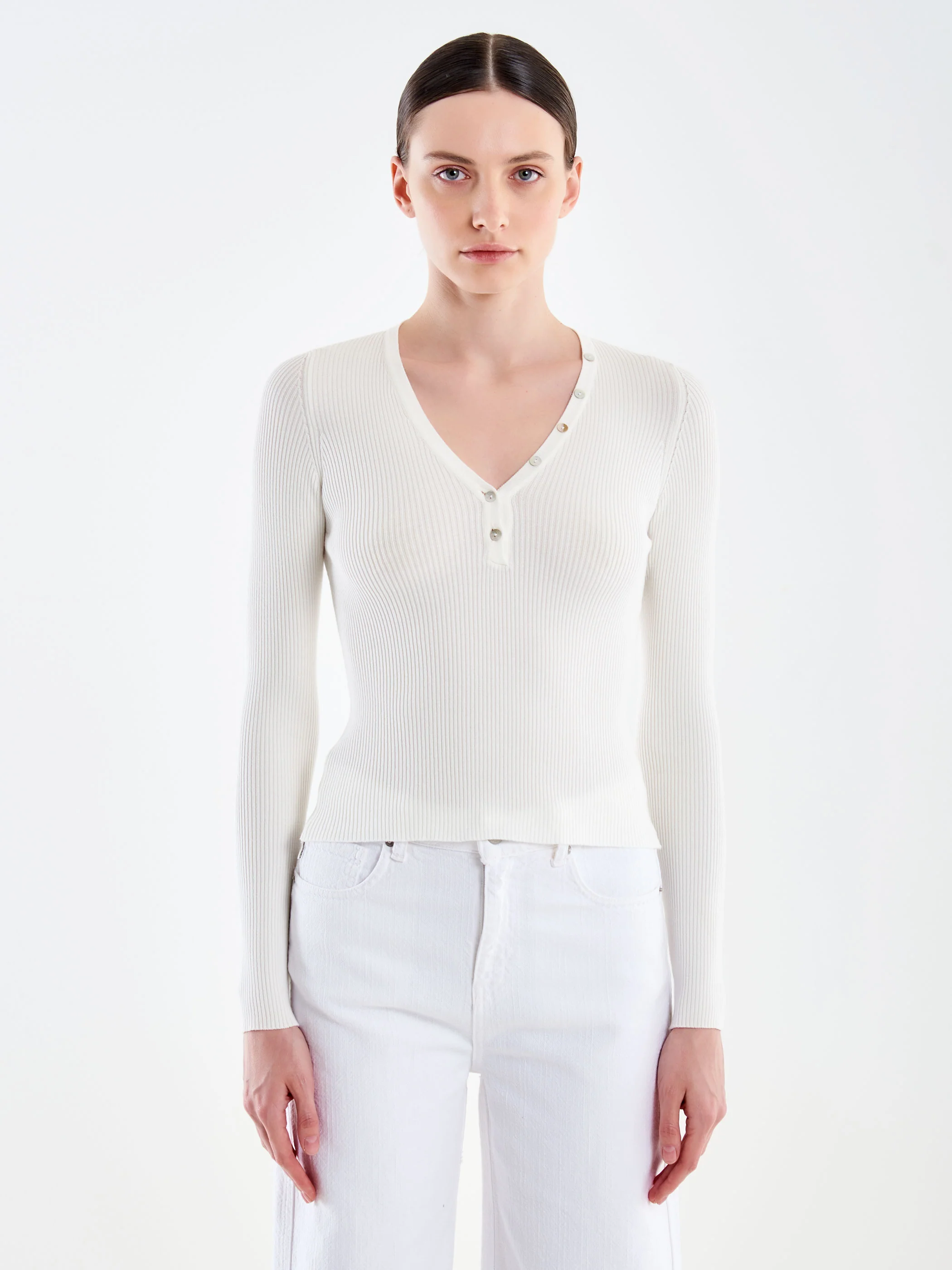Maglia Serafino a Costine - Image 2