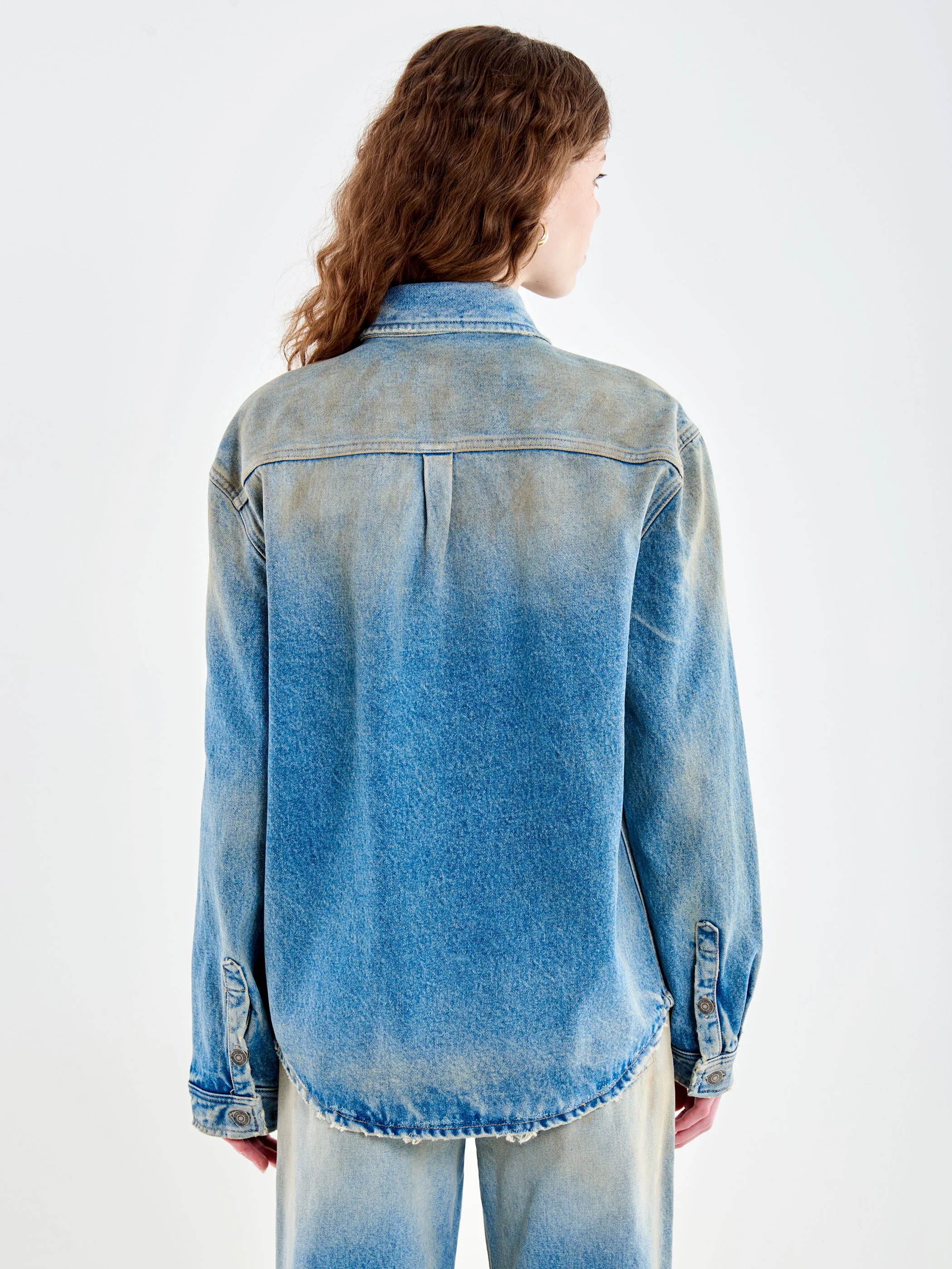 Overshirt in Denim Vintage - Image 3