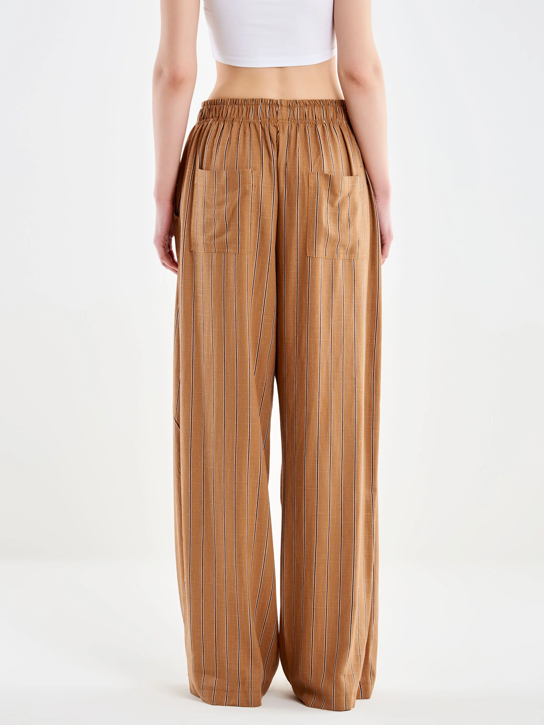 Pantalone a Righe con Elastico - Image 3