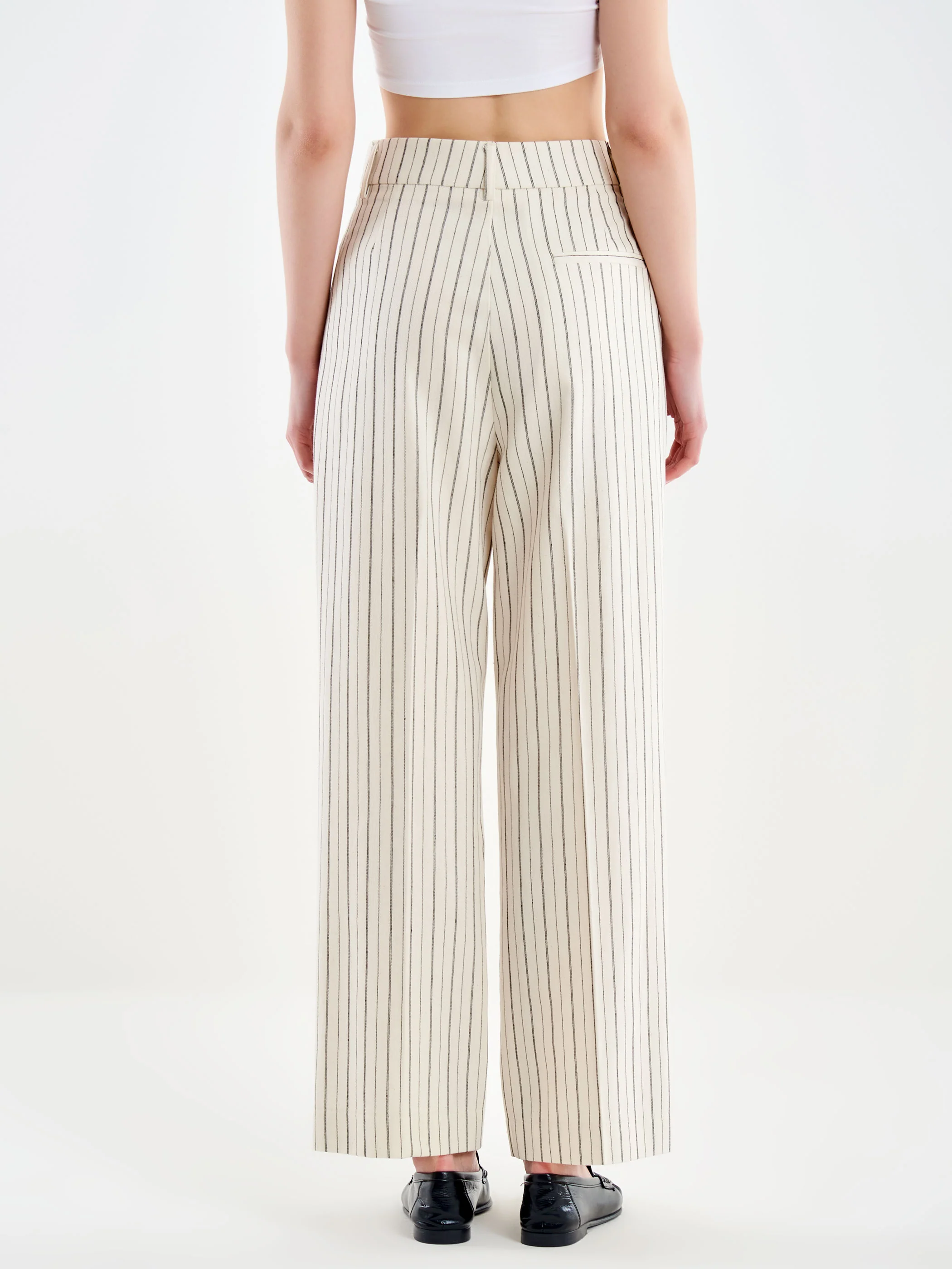 Pantalone a Righe Misto Viscosa - Image 3