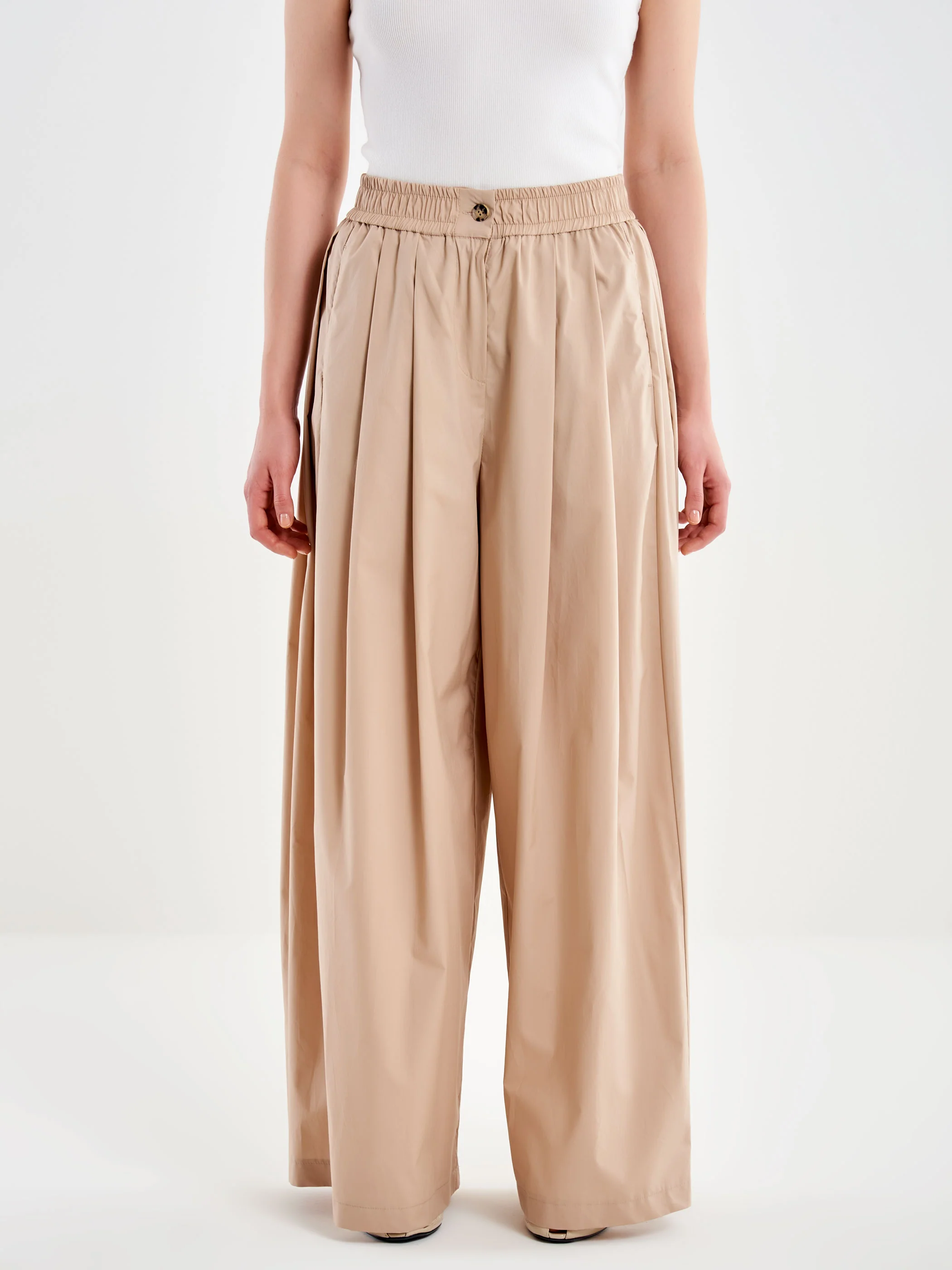 Pantalone Ampio in Popeline - Image 2