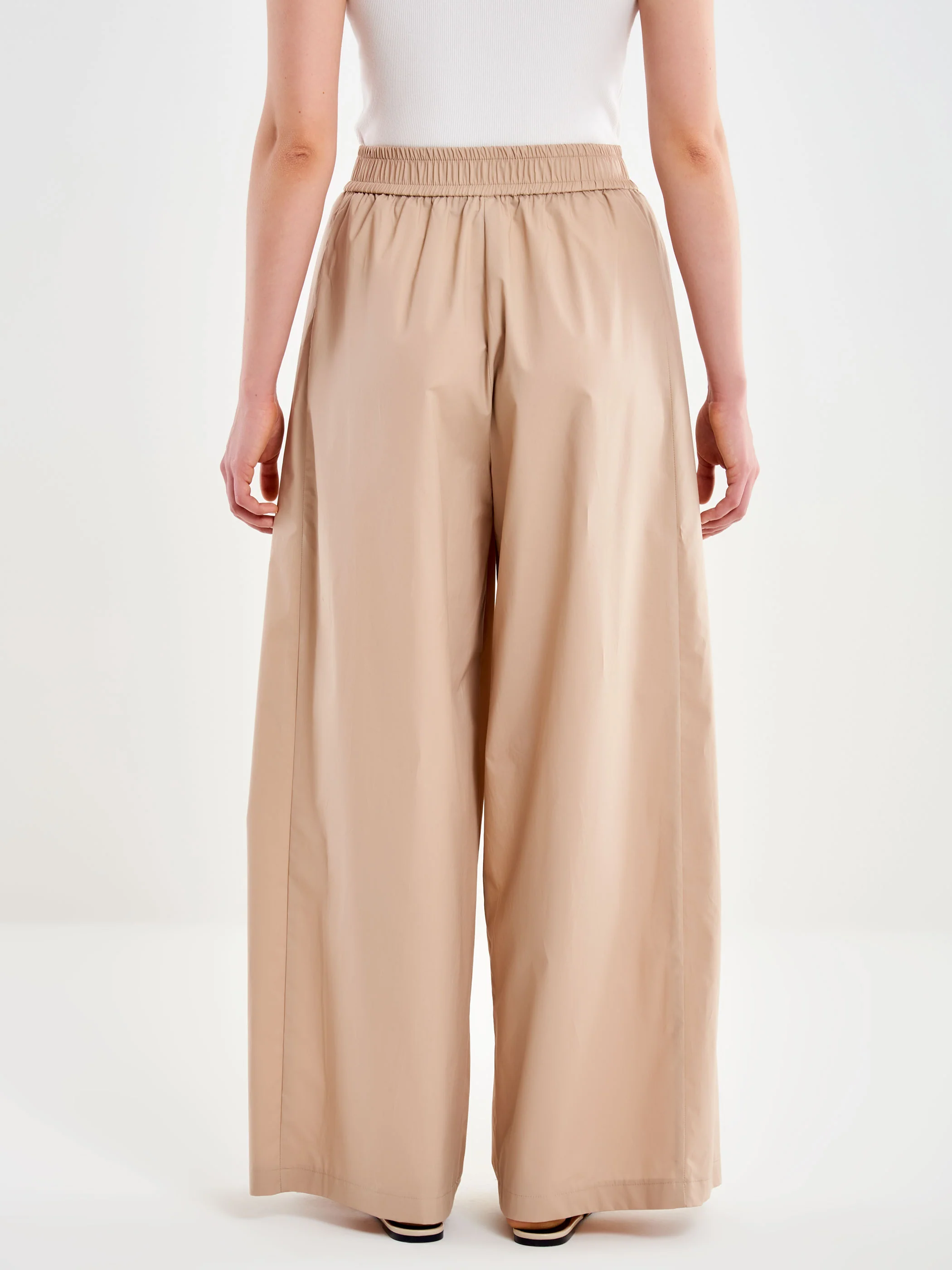 Pantalone Ampio in Popeline - Image 3