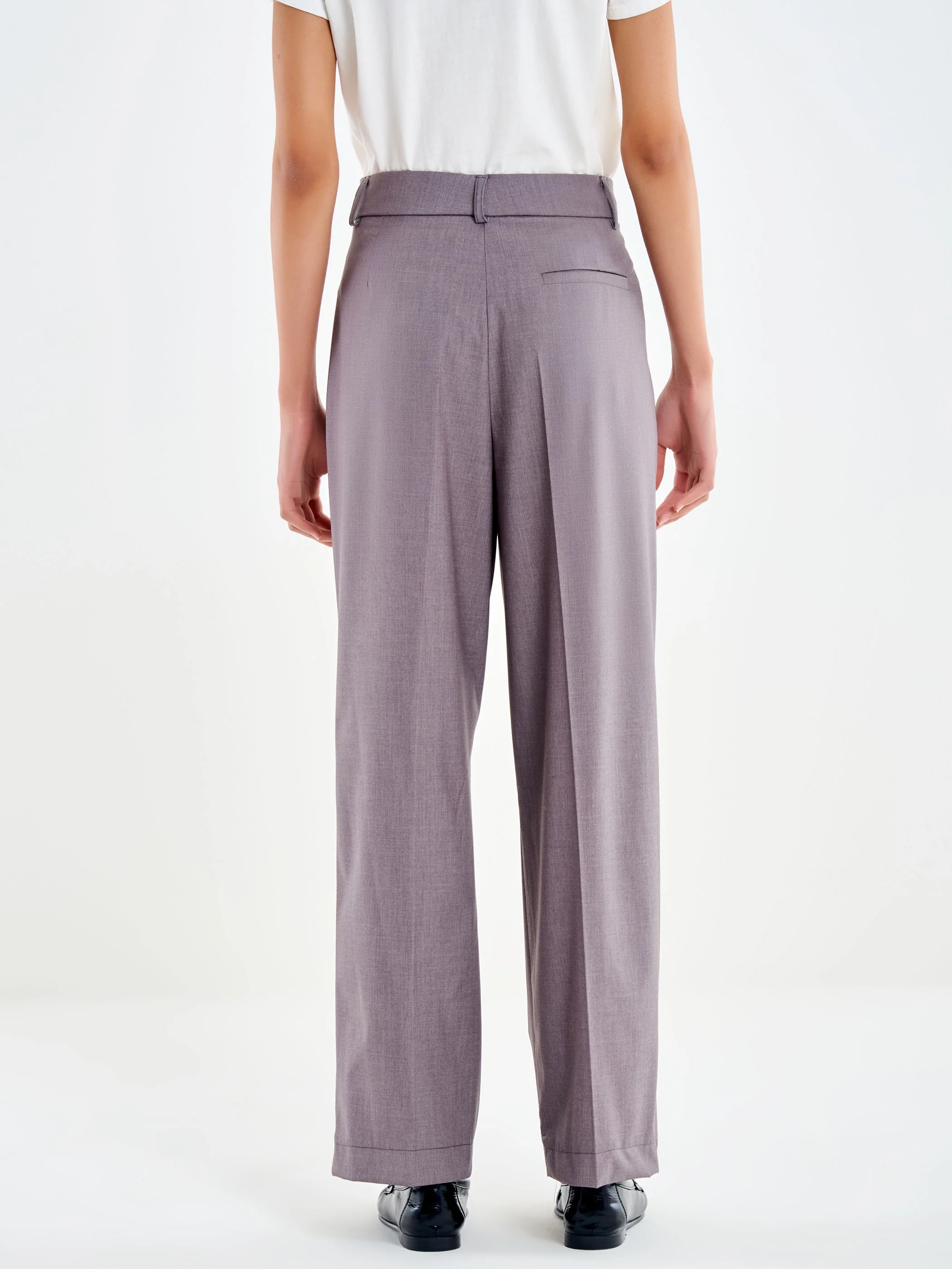 Pantalone Con Piega e Risvolto - Image 3