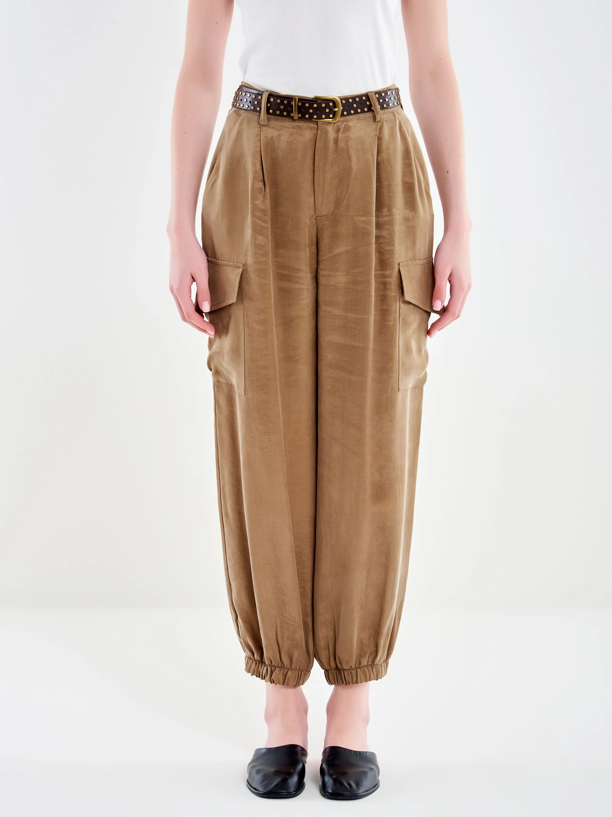 Pantalone con Tascone e Cintura - Image 2
