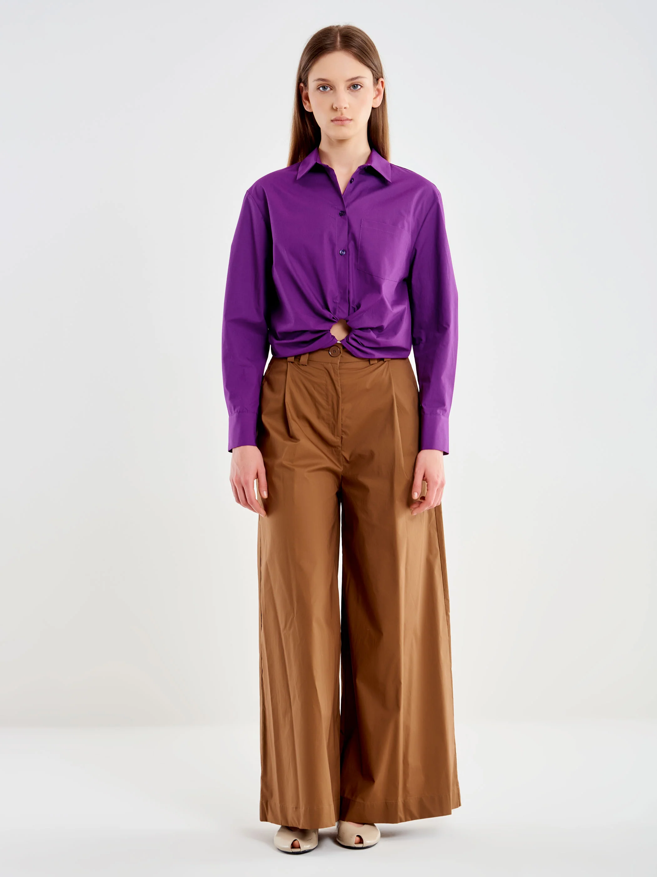 Pantalone Extraover in Popeline