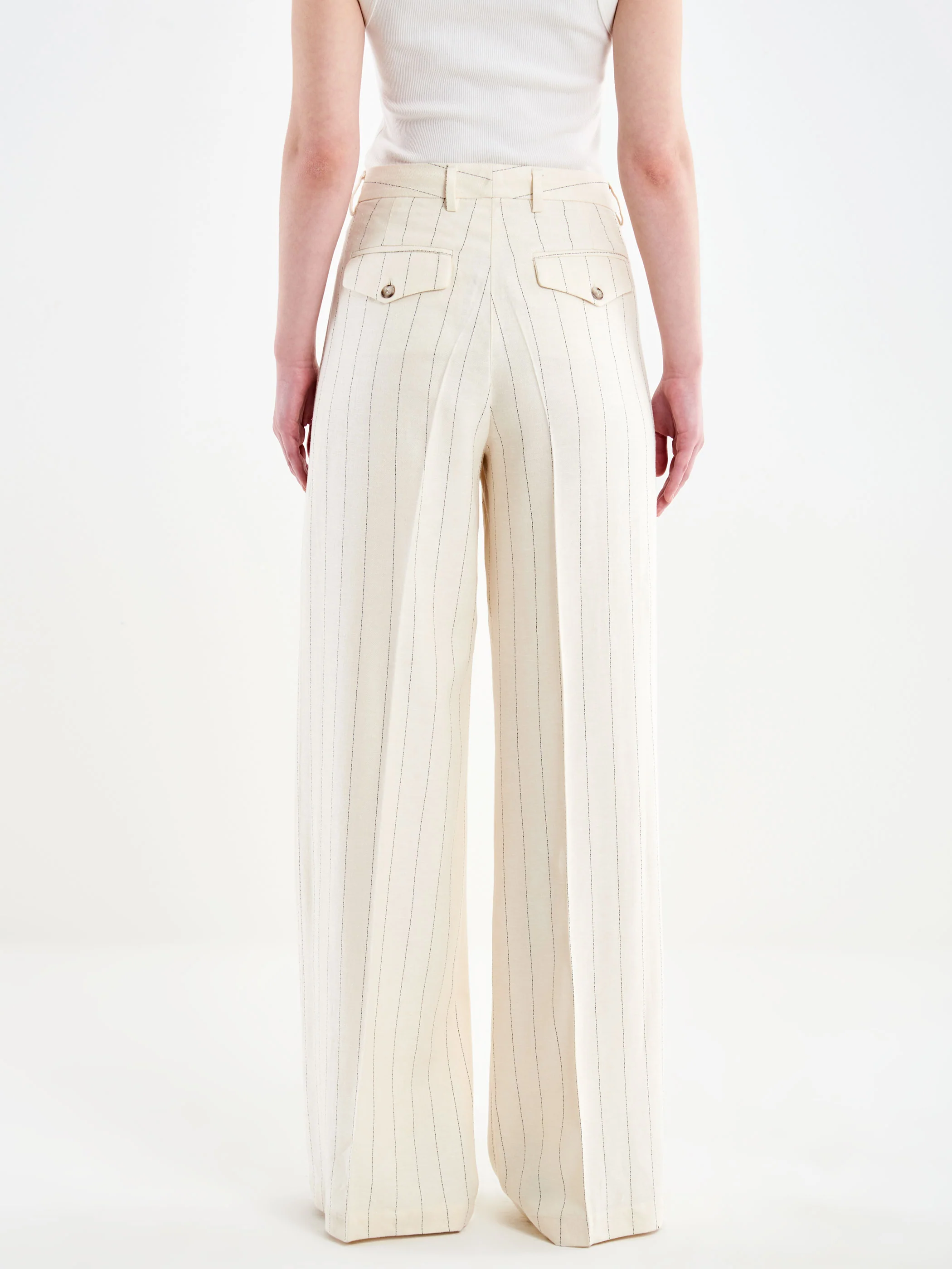 Pantalone Gessato Boy Fit - Image 3