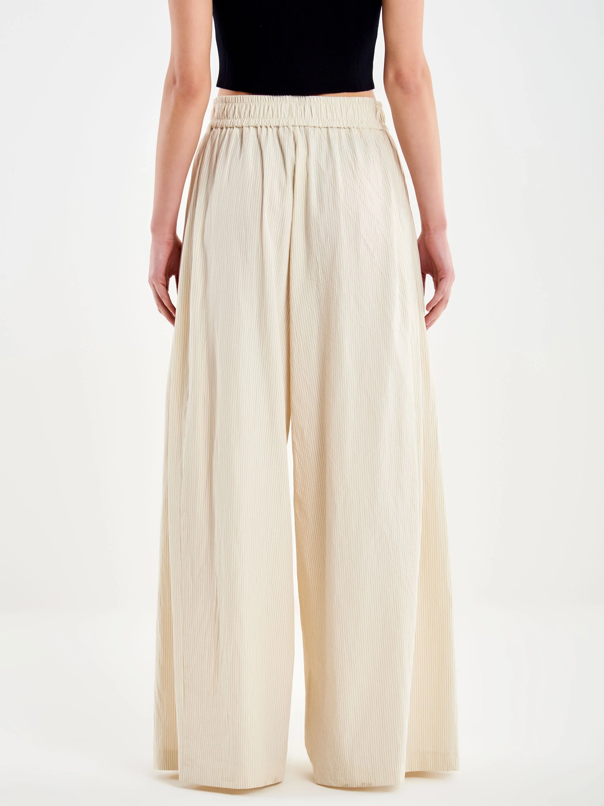 Pantalone Gessato in Popeline - Image 3