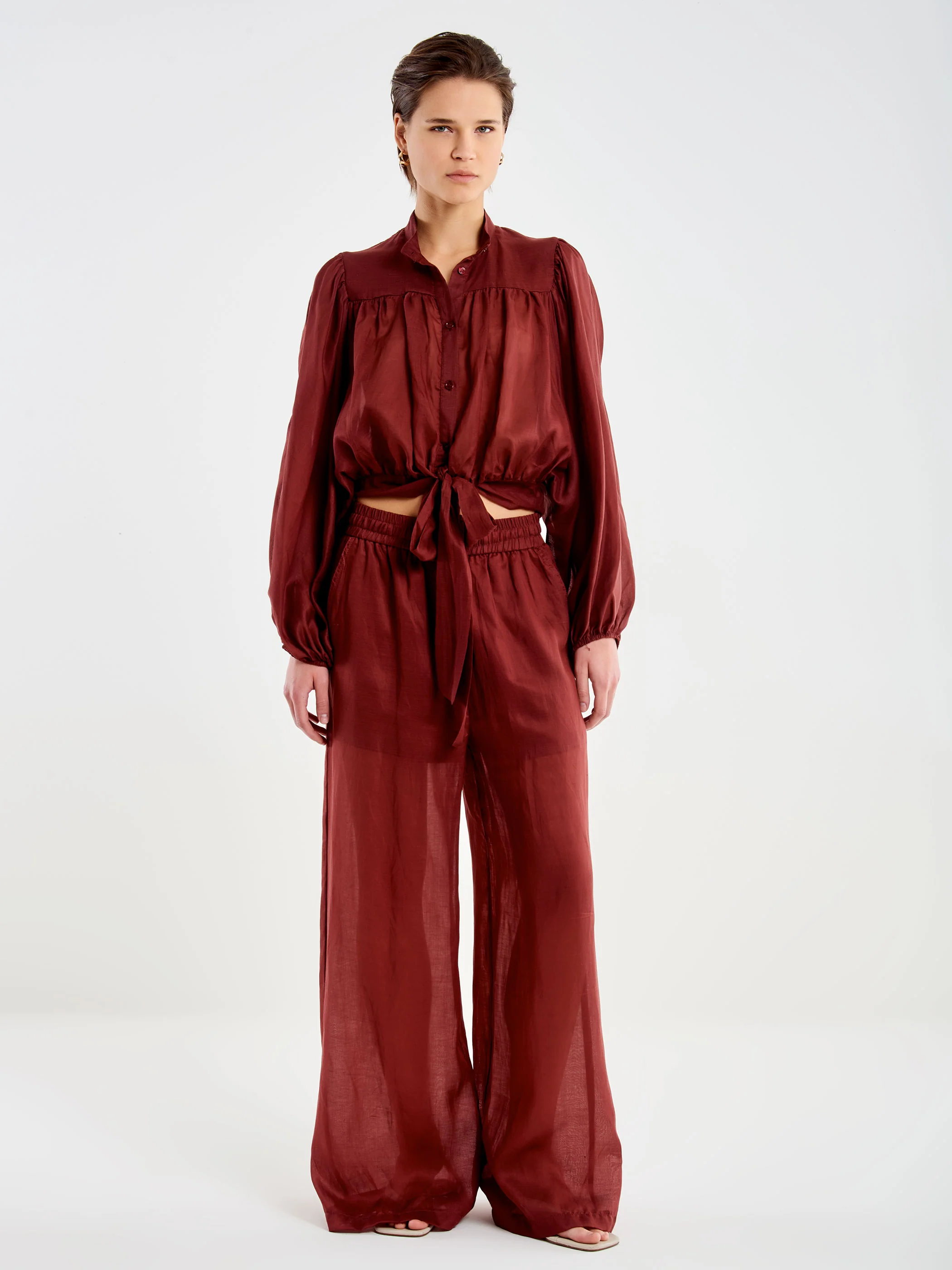 Pantalone in Voile Extra Lungo