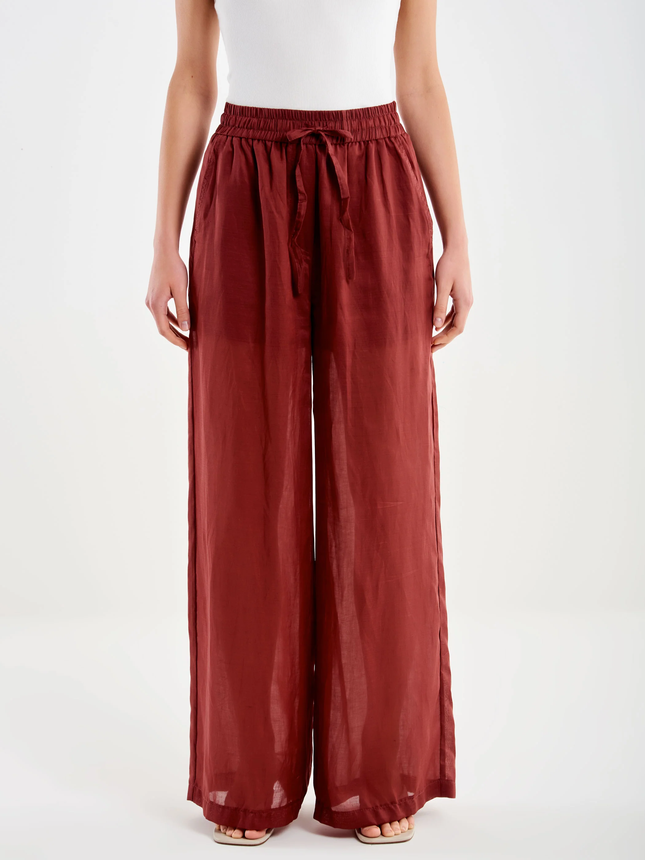 Pantalone in Voile Extra Lungo - Image 2