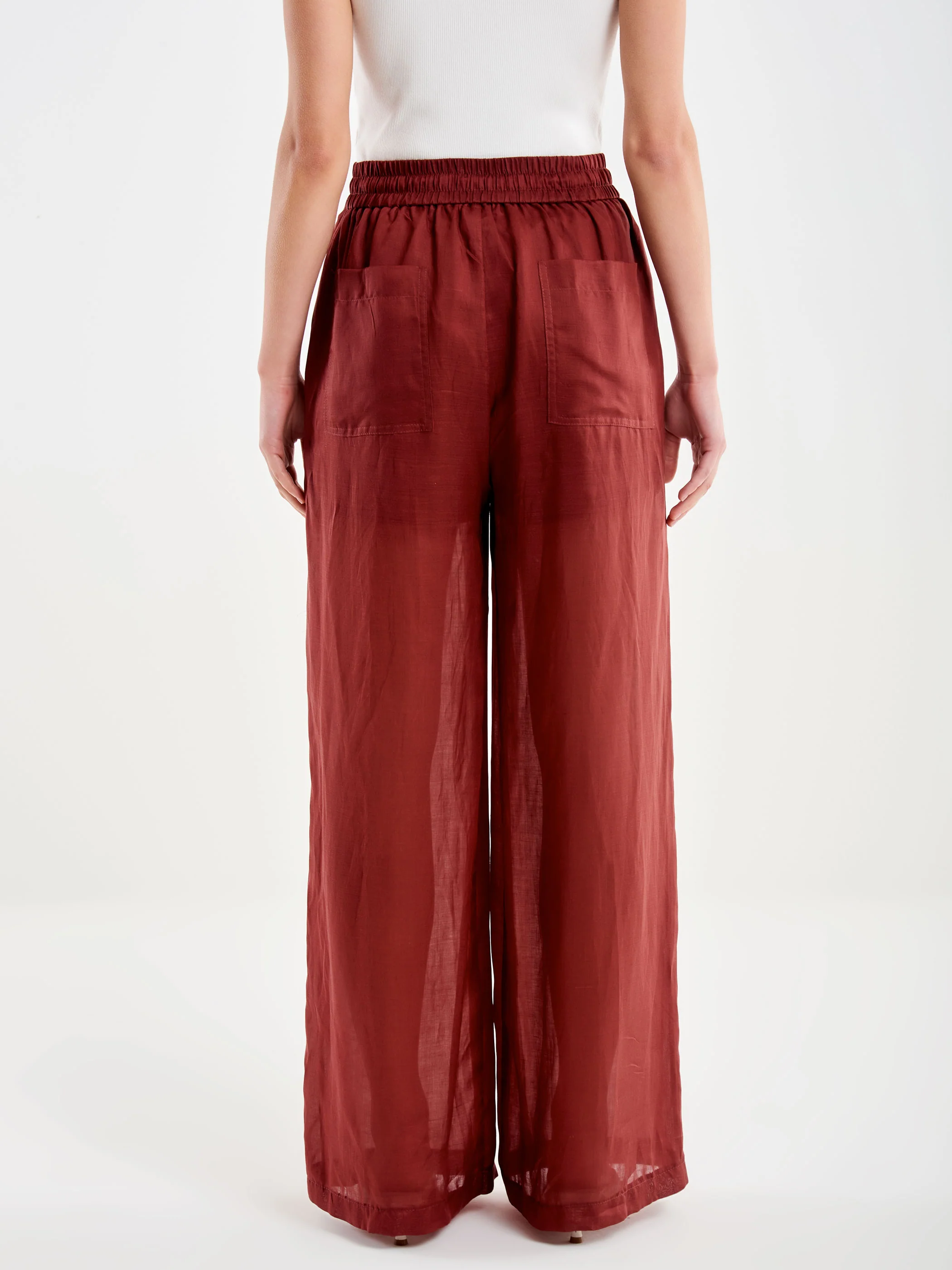 Pantalone in Voile Extra Lungo - Image 3