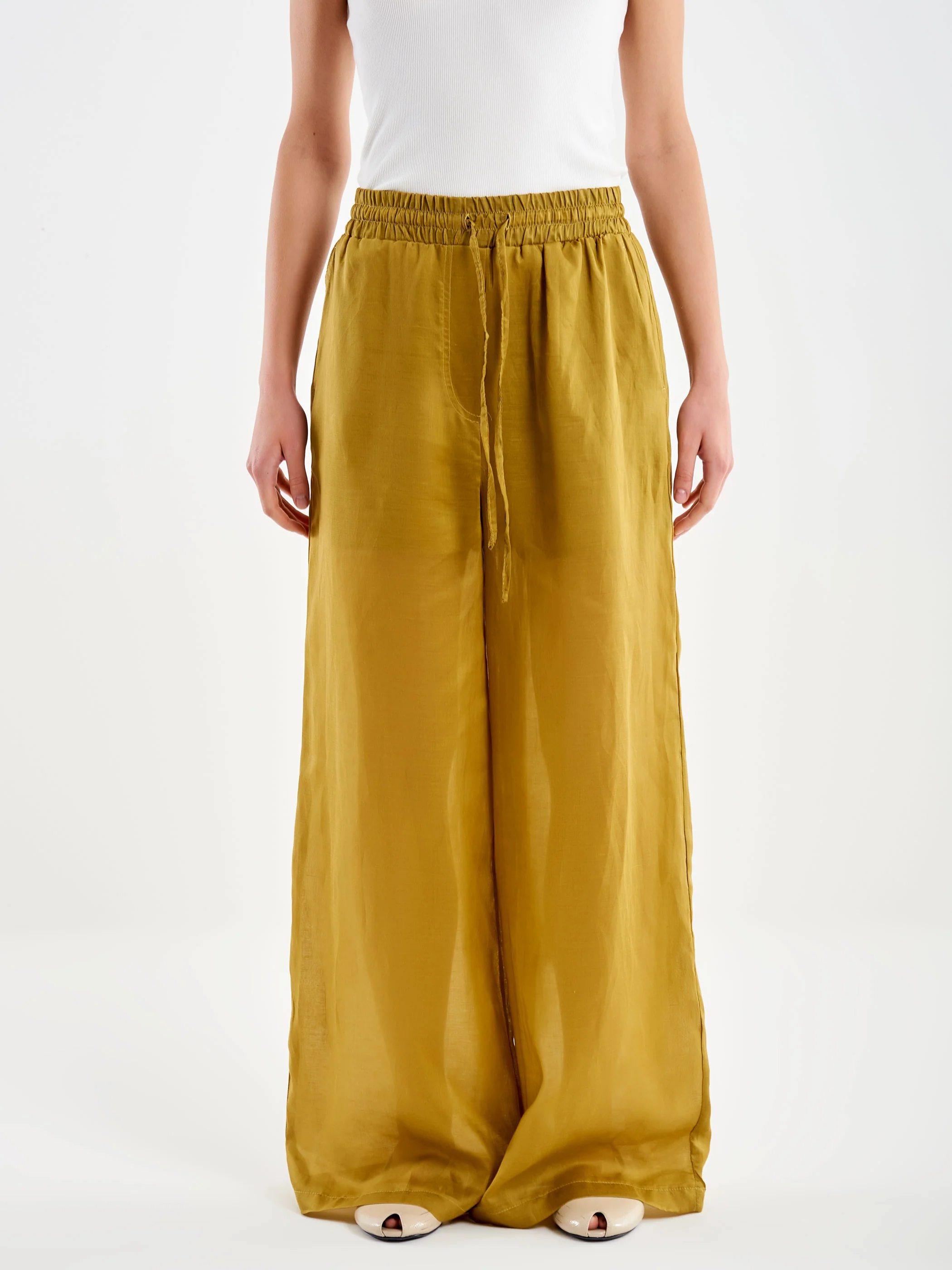 Pantalone in Voile Extra Lungo - Image 2