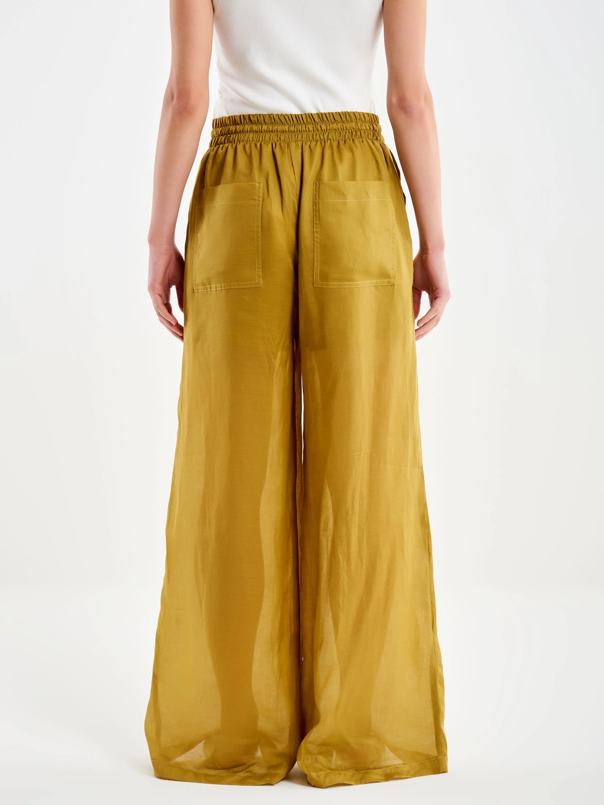 Pantalone in Voile Extra Lungo - Image 3